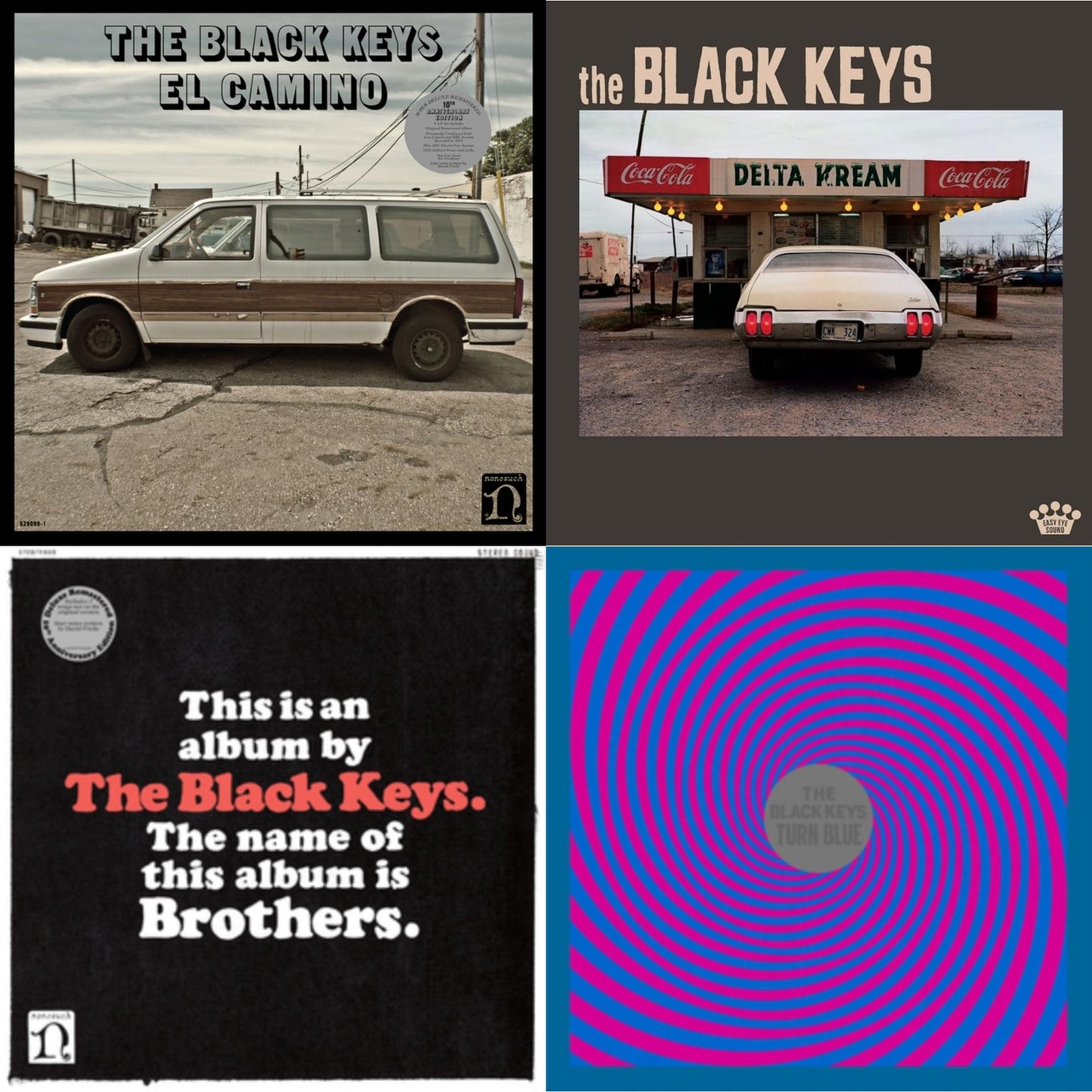 Black Keys - El Camino (10Th Anniversary Deluxe Edition/3LP) & Delta Kream & Brothers (Deluxe Remastered Anniversary Edition) & Turn Blue