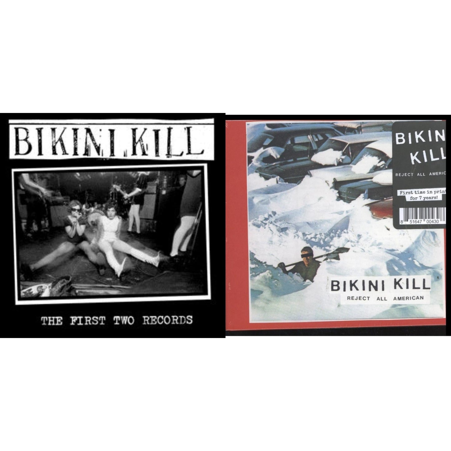 Bikini Kill - First Two Records & Reject All American - CD Bundle