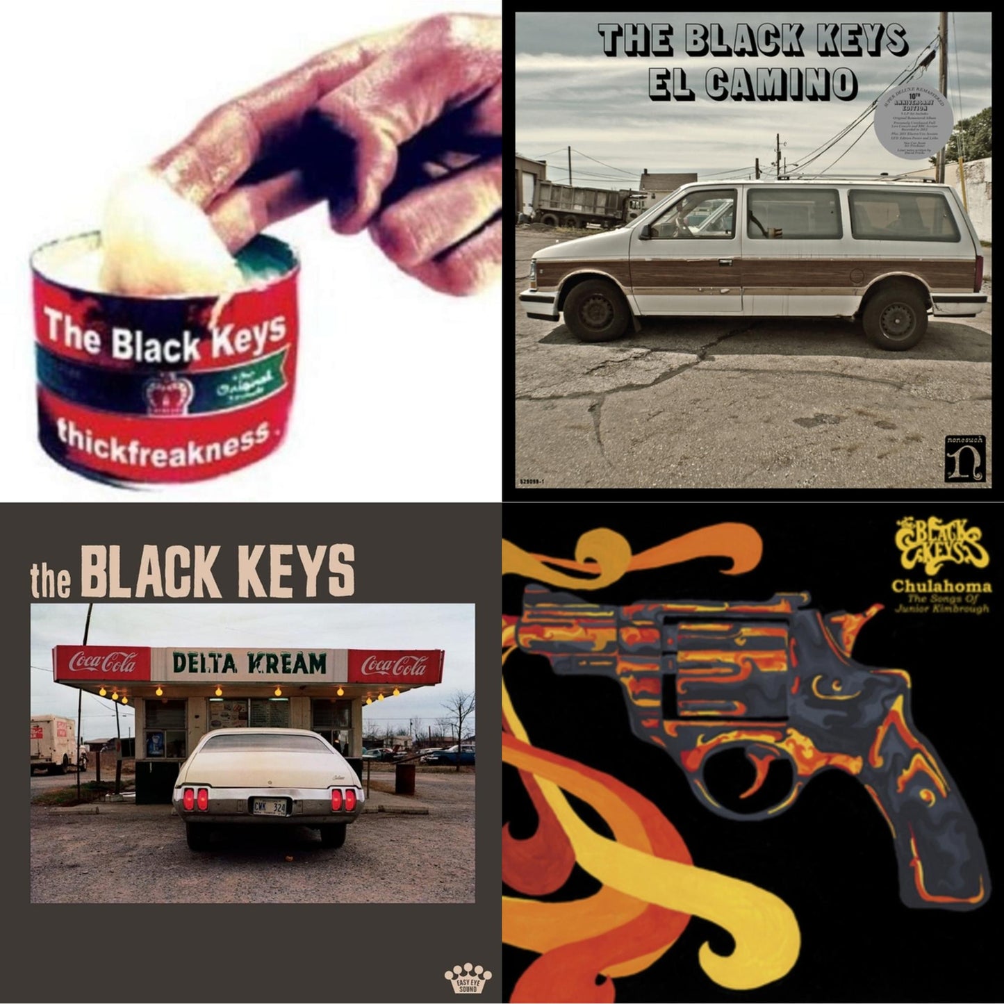 Black Keys - Thickfreakness & El Camino (10Th Anniversary Deluxe Edition/3LP) & Delta Kream & Chulahoma