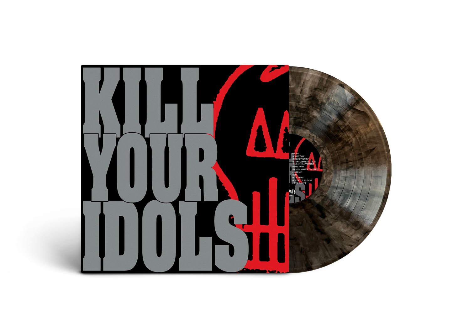 Kill Your Idols ‘No Gimmicks Needed’ LP (Limited Edition – Only 100 Made, Clear Smoke Vinyl) Vinyl Record