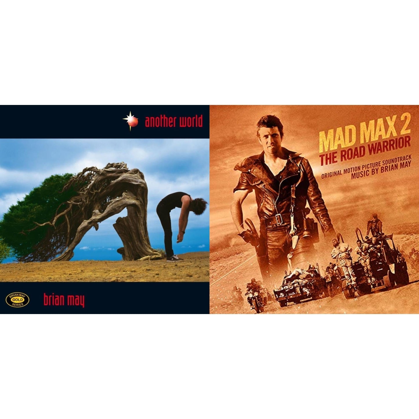 Brian May - Another World & Road Warrior / Mad Max 2 Ost (Red LP Vinyl)