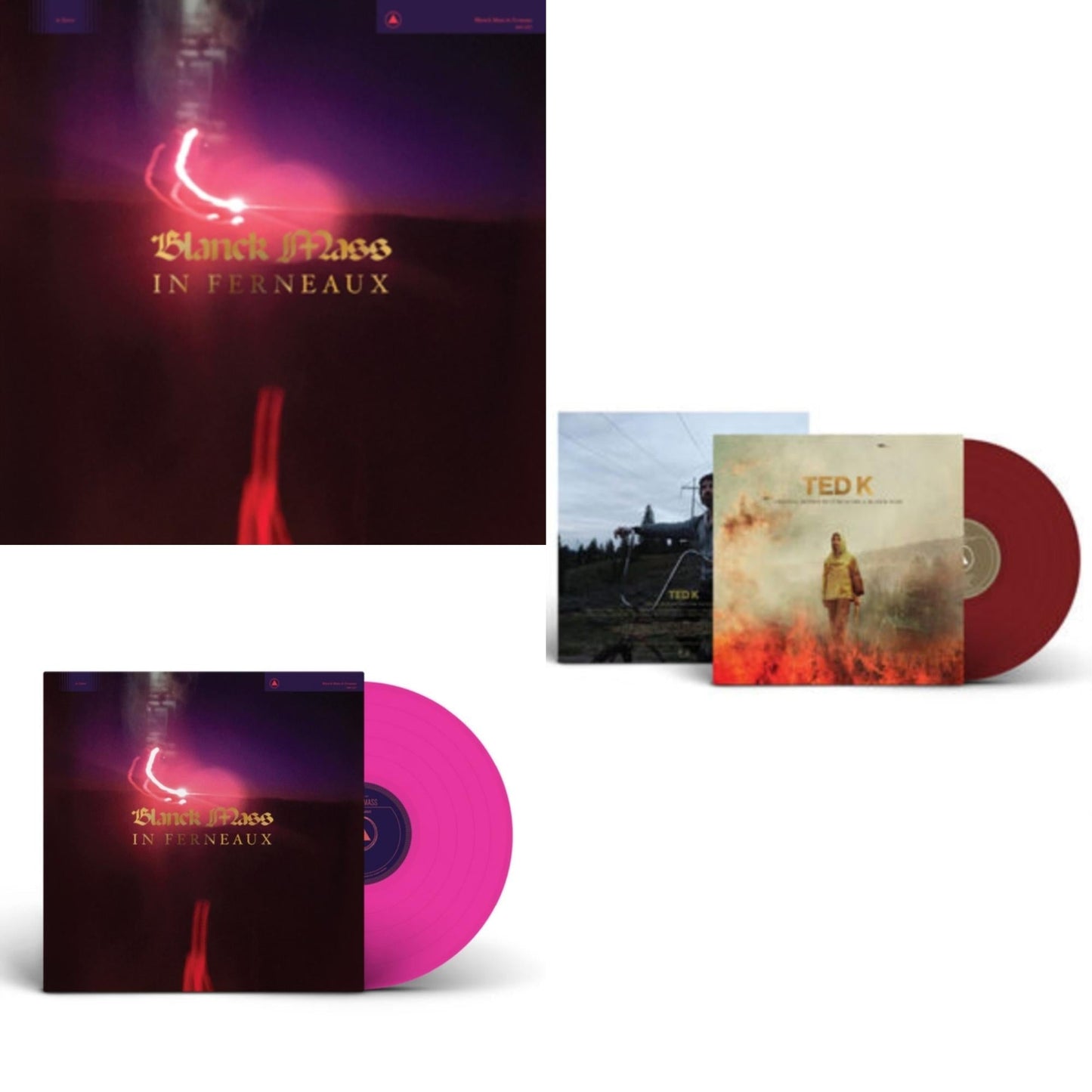 Blanck Mass - In Ferneaux & In Ferneaux (Magenta LP Vinyl) (I) & Ted K Original Score (Opaque Red LP Vinyl)