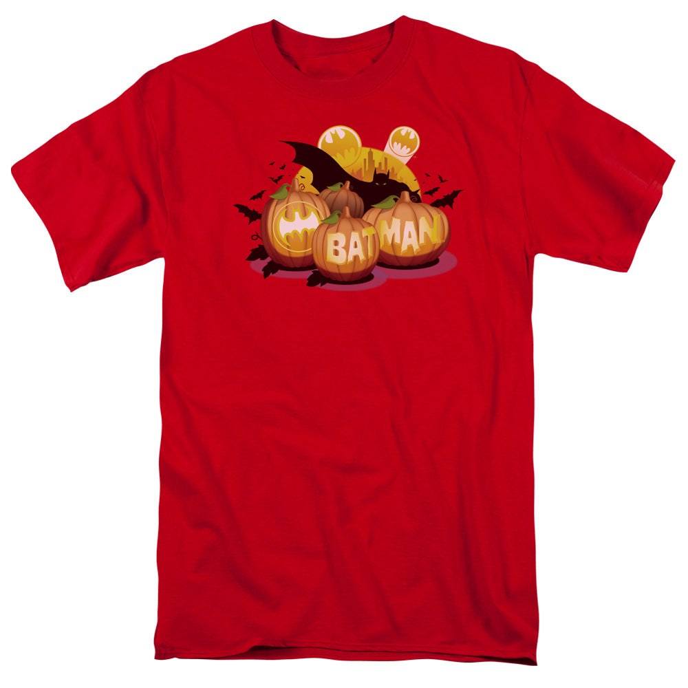 Batman Bat O Lanterns Mens T Shirt Red