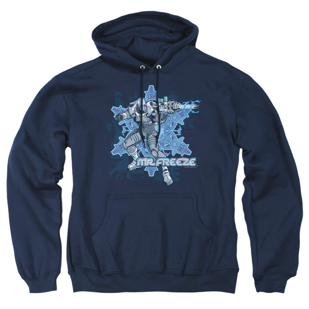 Batman Mr Freeze Mens Hoodie Navy Officially Licensed