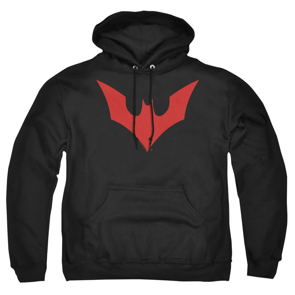 Batman Beyond Beyond Bat Logo Mens Hoodie Black Officially Licensed