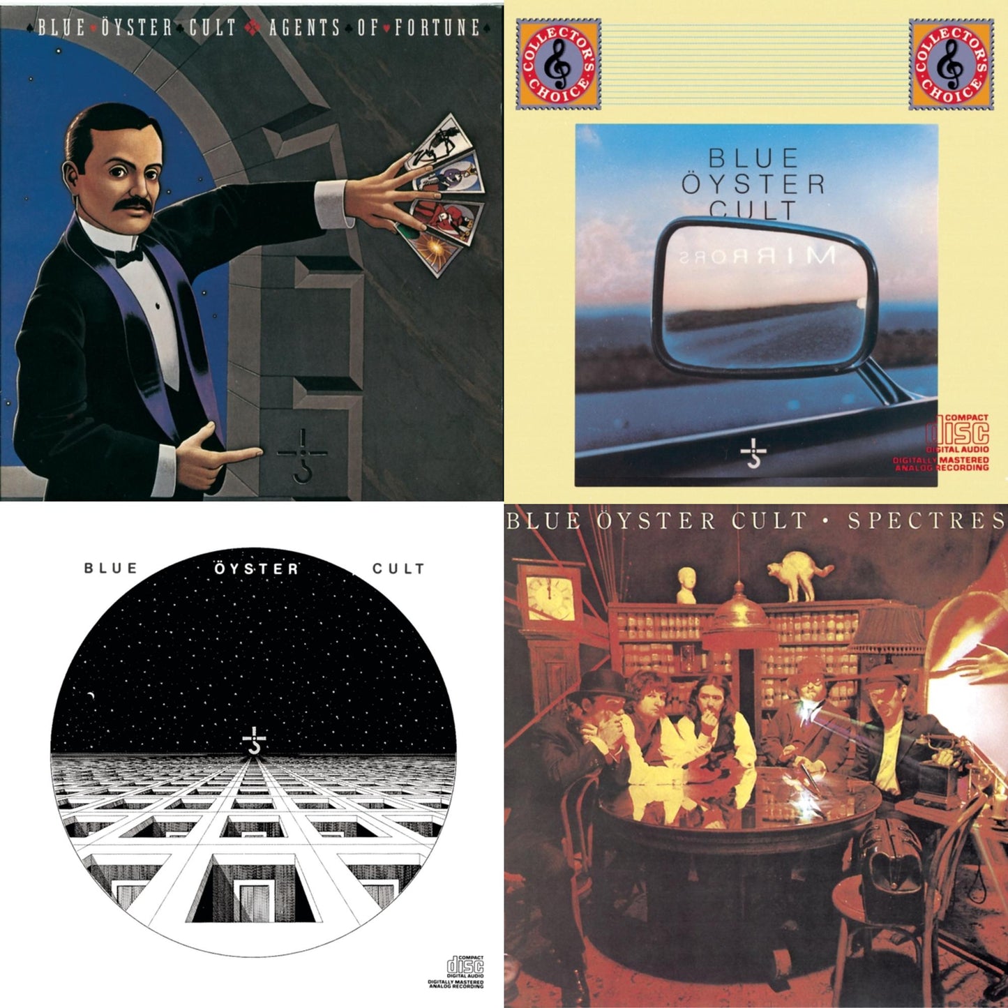 Blue Oyster Cult - Agents Of Fortune & Mirrors & Blue Oyster Cult & Spectres - CD Bundle