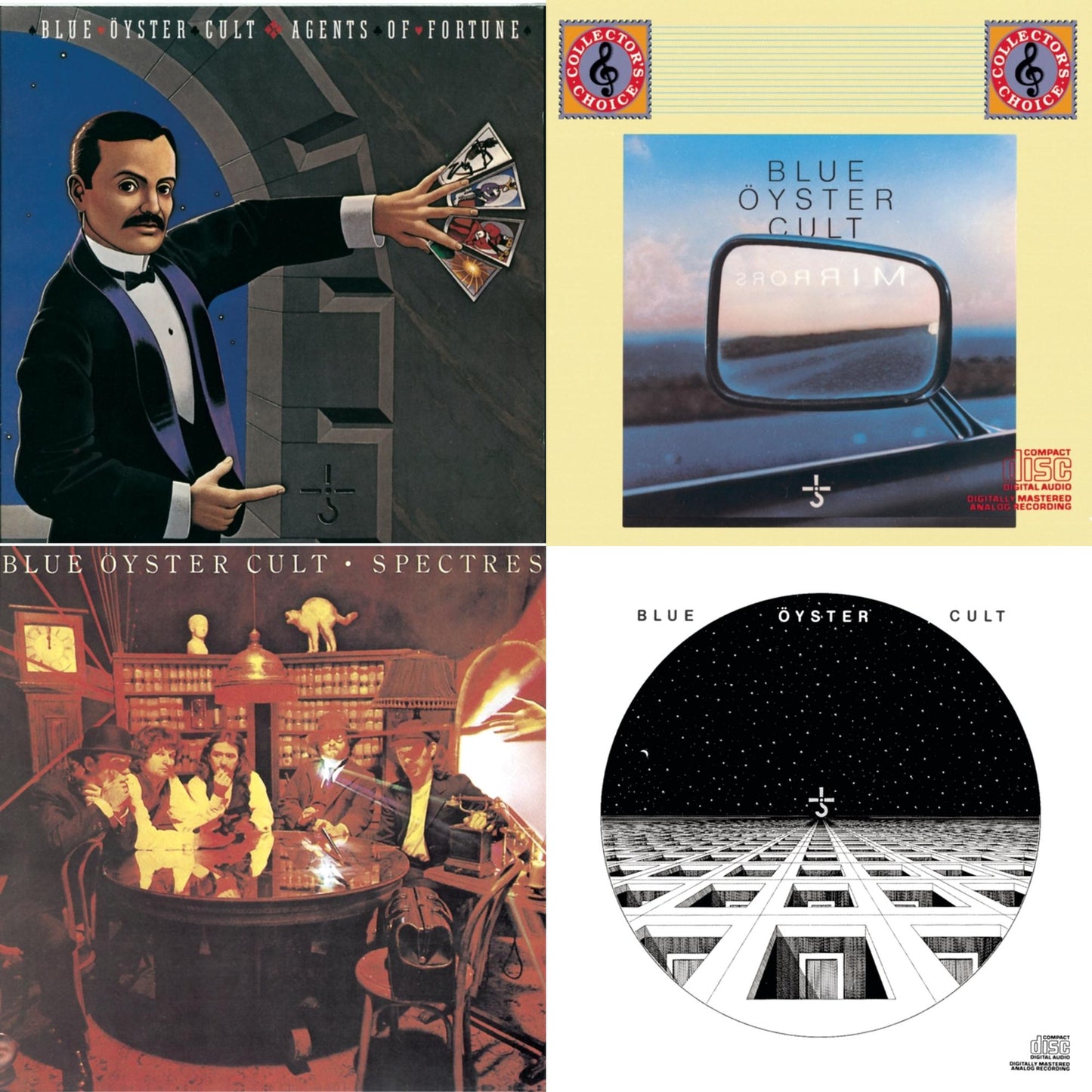 Blue Oyster Cult - Agents Of Fortune & Mirrors & Spectres & Blue Oyster Cult - CD Bundle