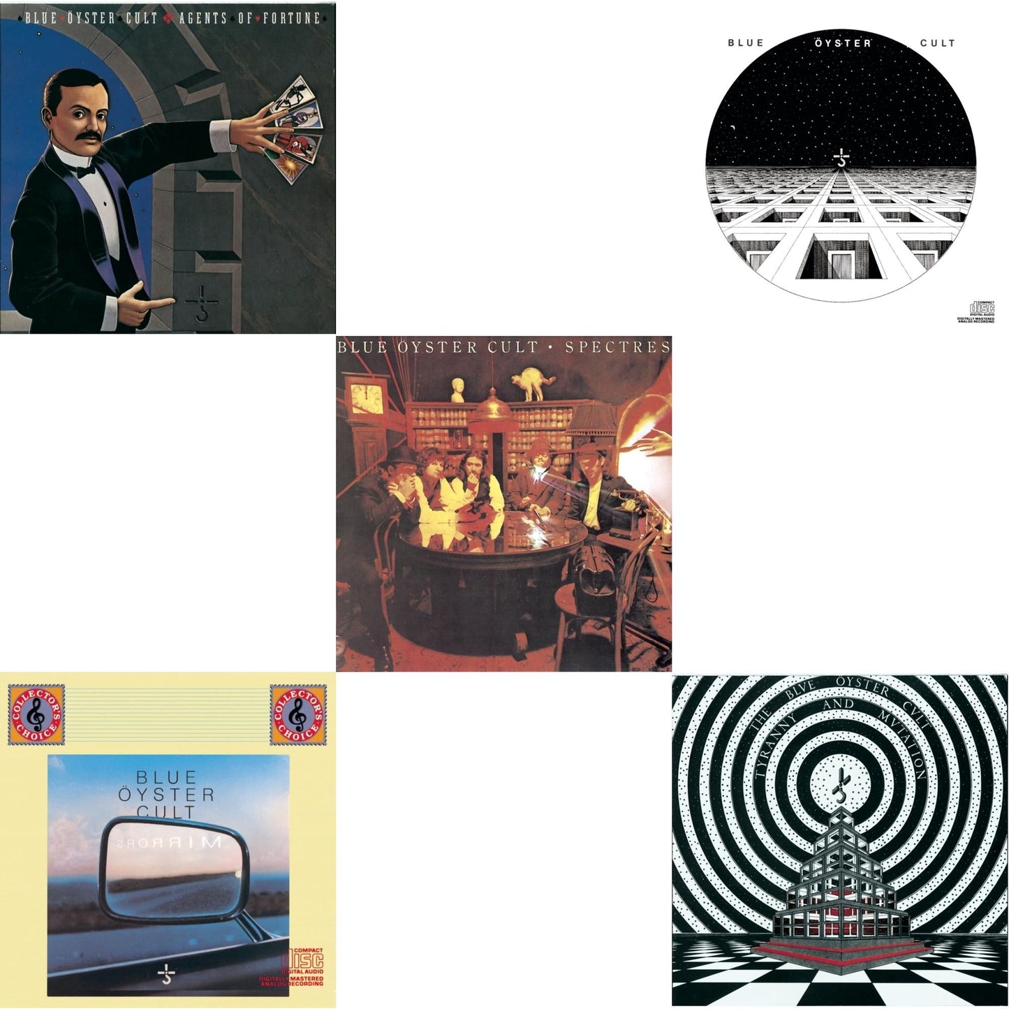 Blue Oyster Cult - Blue Oyster Cult & Mirrors & Spectres & Tyranny & Mutation & Agents Of Fortune - CD Bundle