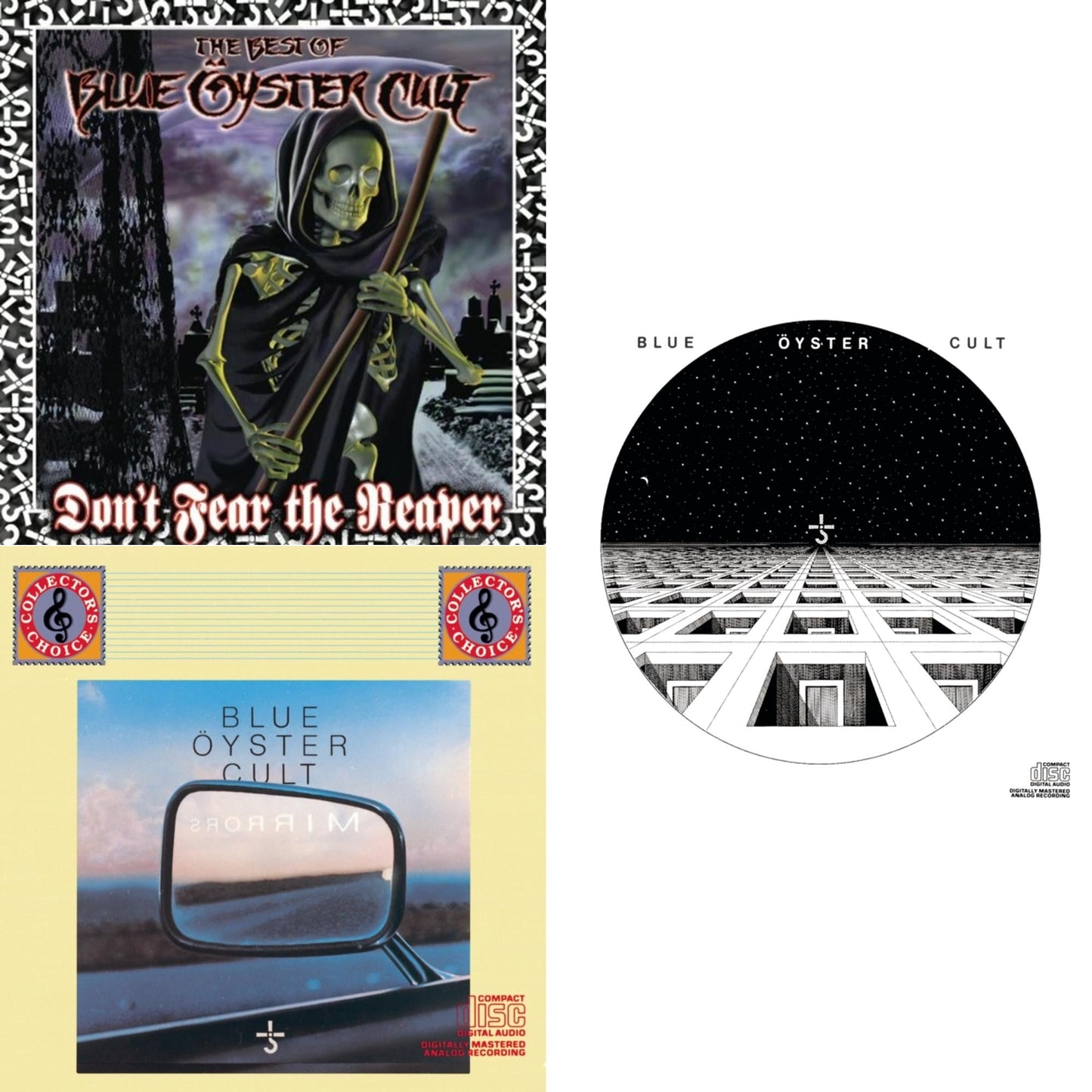 Blue Oyster Cult - Don't Fear The Reaper: Best Of Blue Oyster Cult & Mirrors & Blue Oyster Cult - CD Bundle