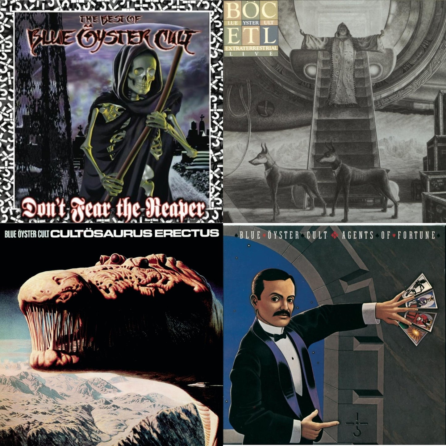 Blue Oyster Cult - Don't Fear The Reaper: Best Of Blue Oyster Cult & Extraterrestrial Live & Cultosaurus Erectus & Agents Of Fortune - CD Bundle