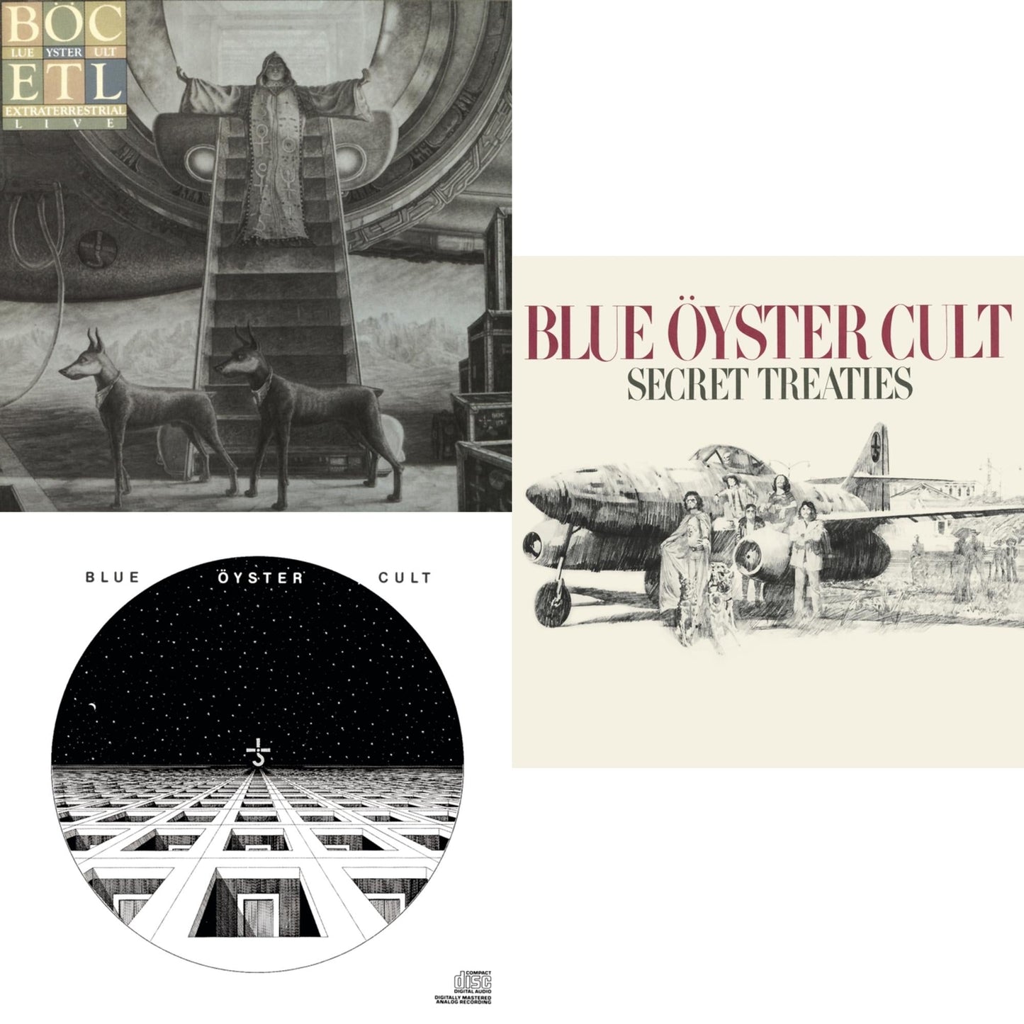 Blue Oyster Cult - Extraterrestrial Live & Blue Oyster Cult & Secret Treaties - CD Bundle