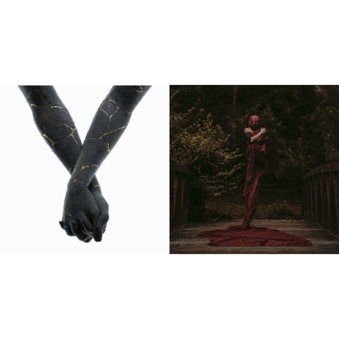 Bad Omens - Finding God Before God Finds Me (Opaque White LP Vinyl) & Bad Omens (Red LP Vinyl)