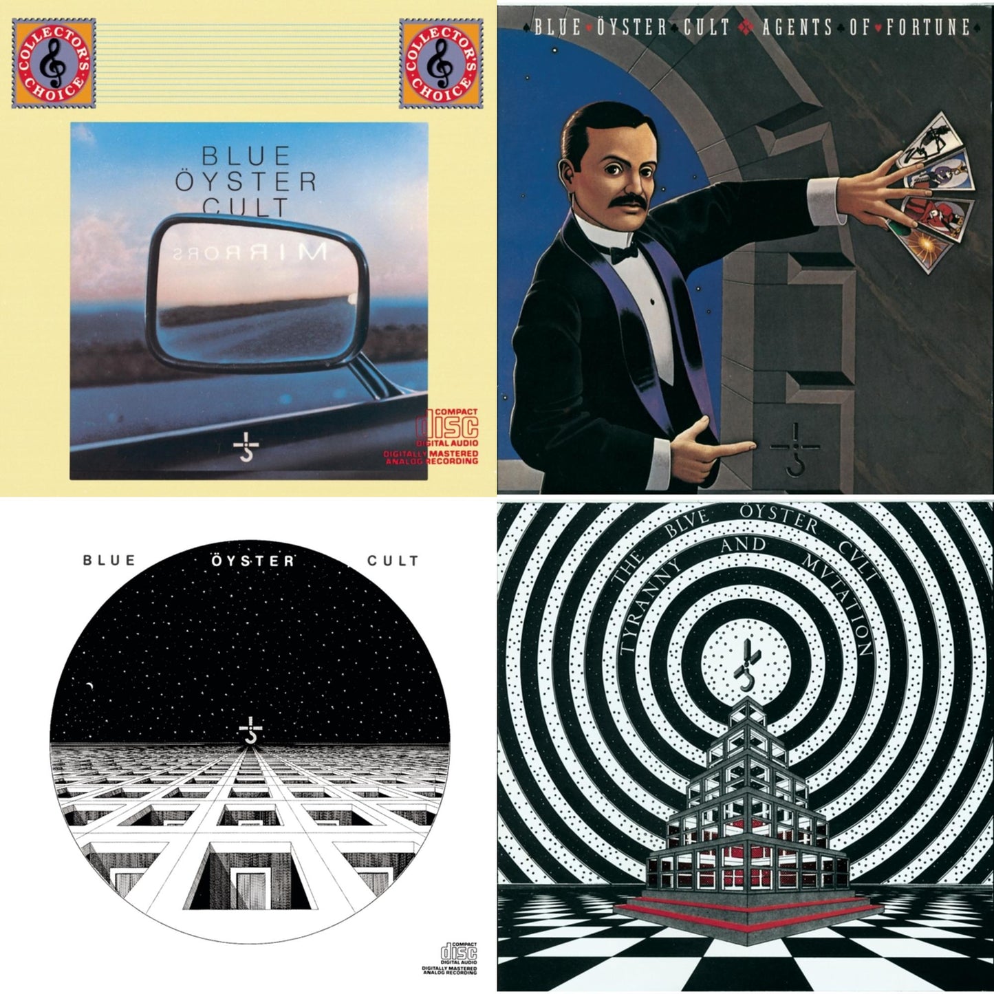 Blue Oyster Cult - Blue Oyster Cult & Mirrors & Tyranny & Mutation & Agents Of Fortune - CD Bundle