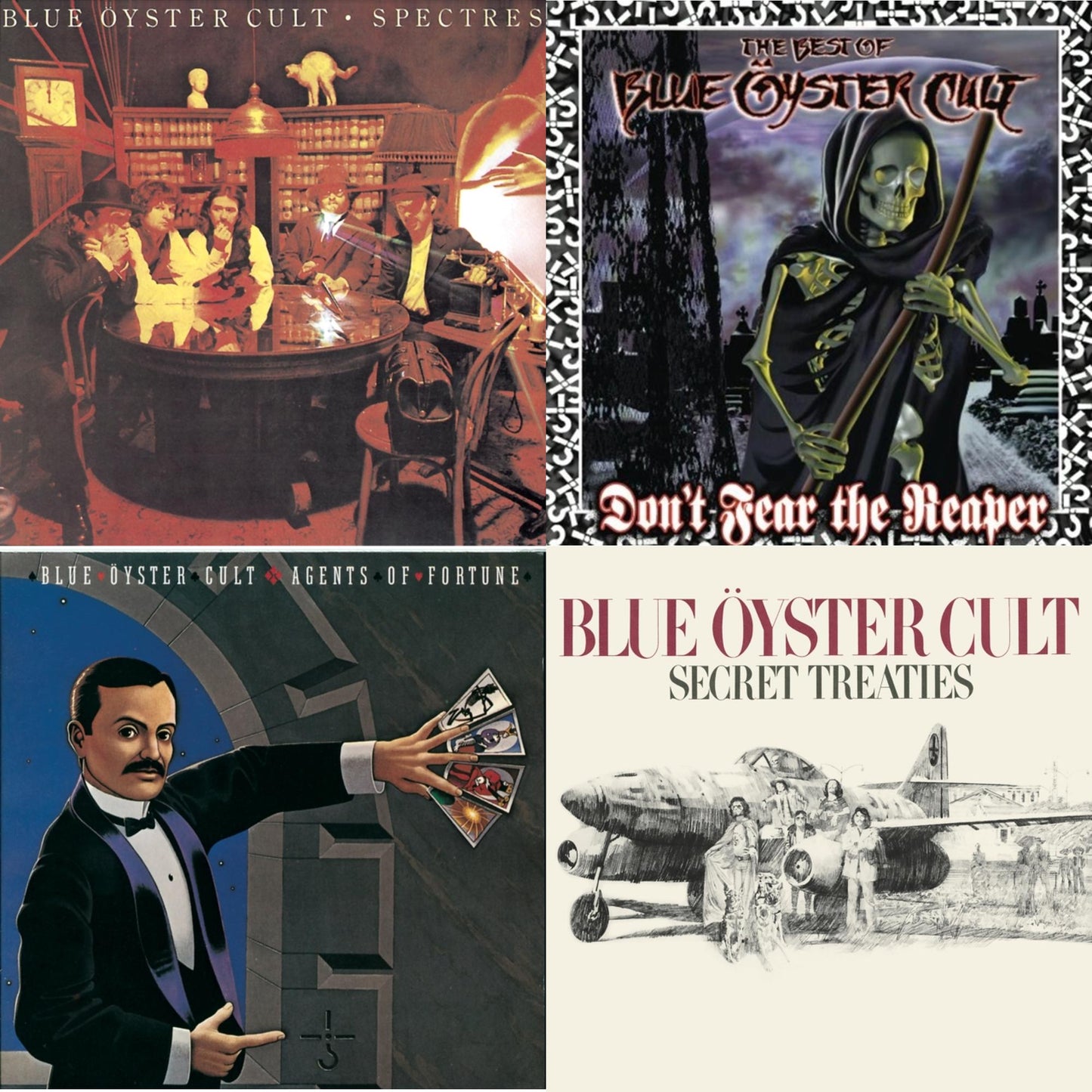 Blue Oyster Cult - Don't Fear The Reaper: Best Of Blue Oyster Cult & Secret Treaties & Spectres & Agents Of Fortune - CD Bundle