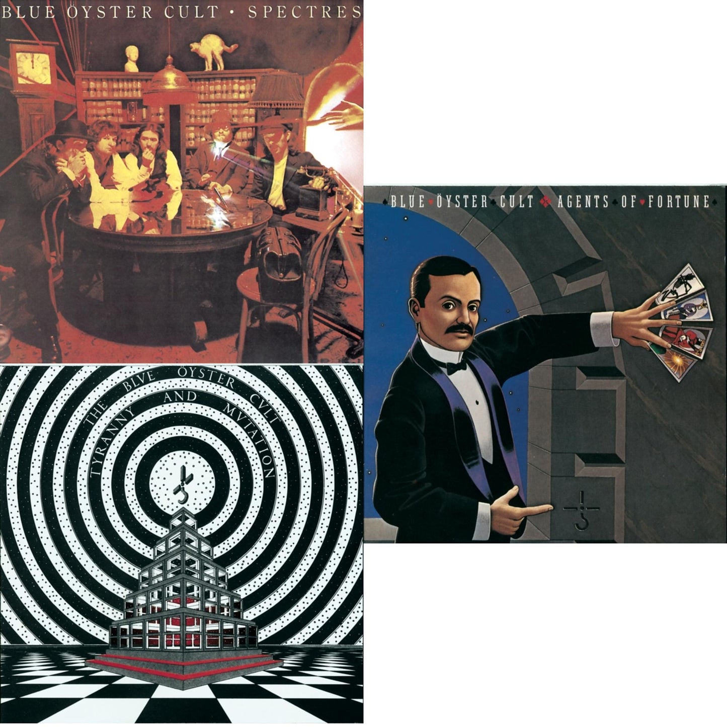 Blue Oyster Cult - Spectres & Tyranny & Mutation & Agents Of Fortune - CD Bundle
