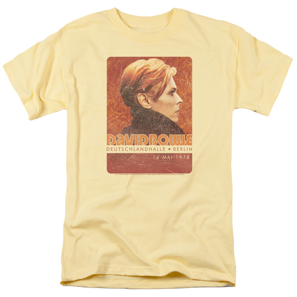 David Bowie Stage Tour Berlin 78 Mens T Shirt Banana