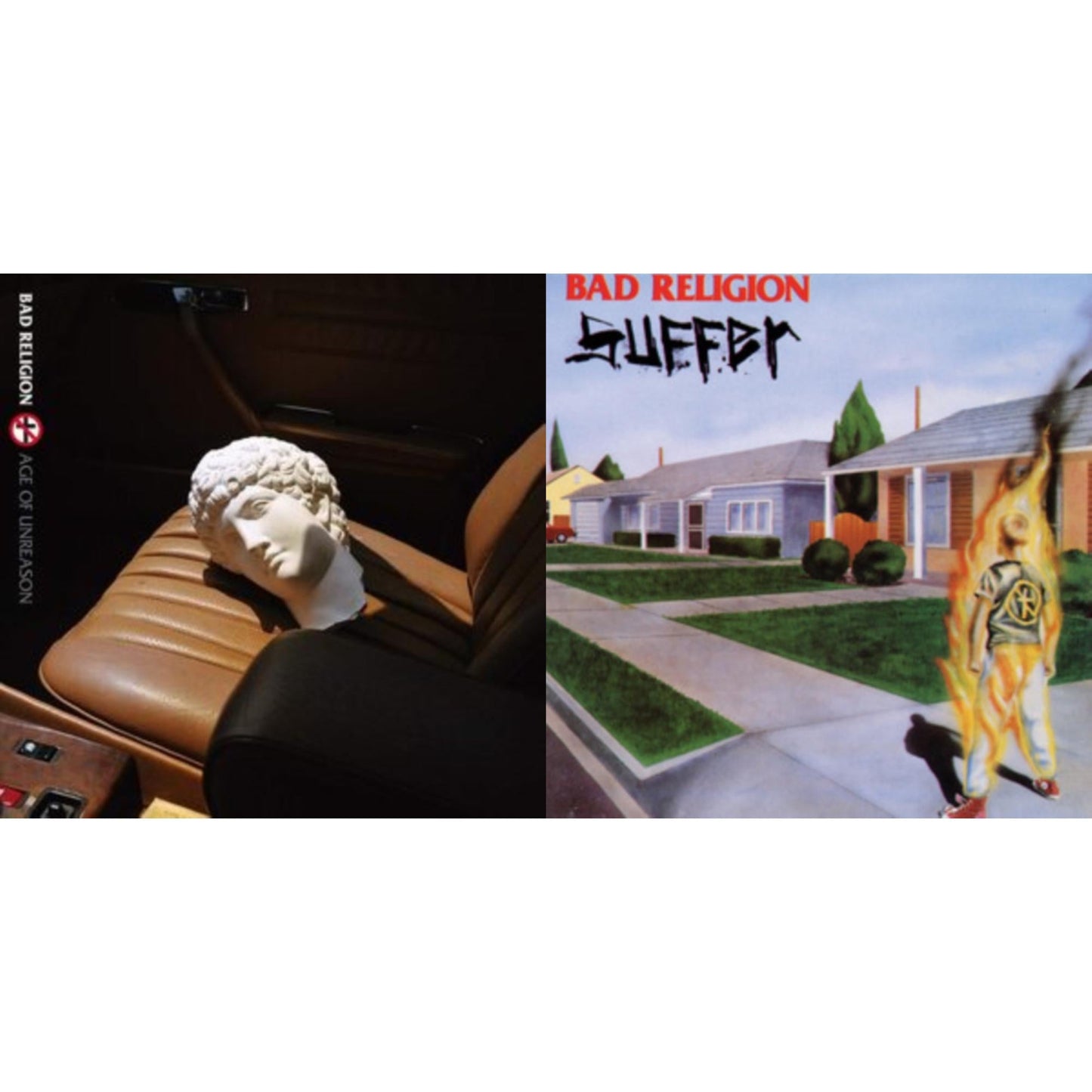 Bad Religion - Suffer & Age Of Unreason - LP Vinyl Bundle