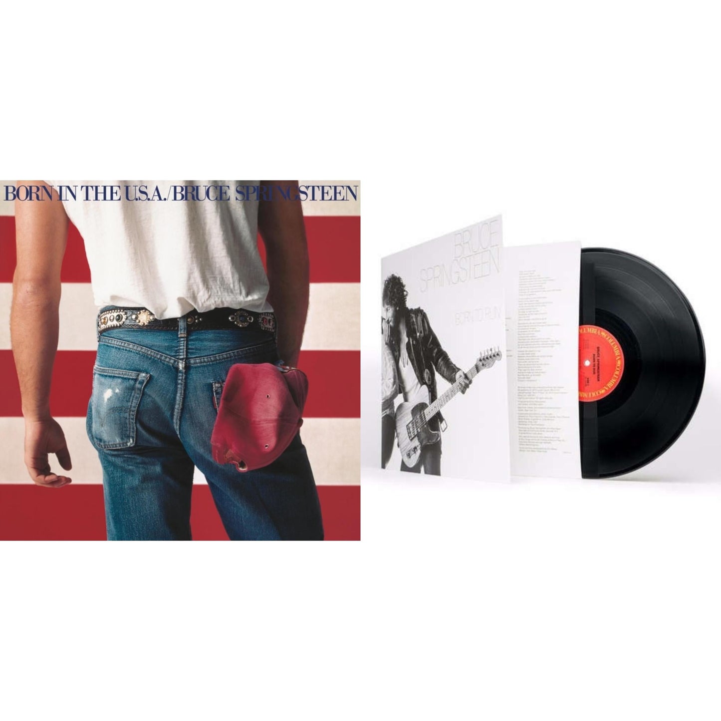 Bruce Springsteen - Born In The U.S.A. (180G) & Born To Run (180G/Gatefold) - LP Vinyl Bundle