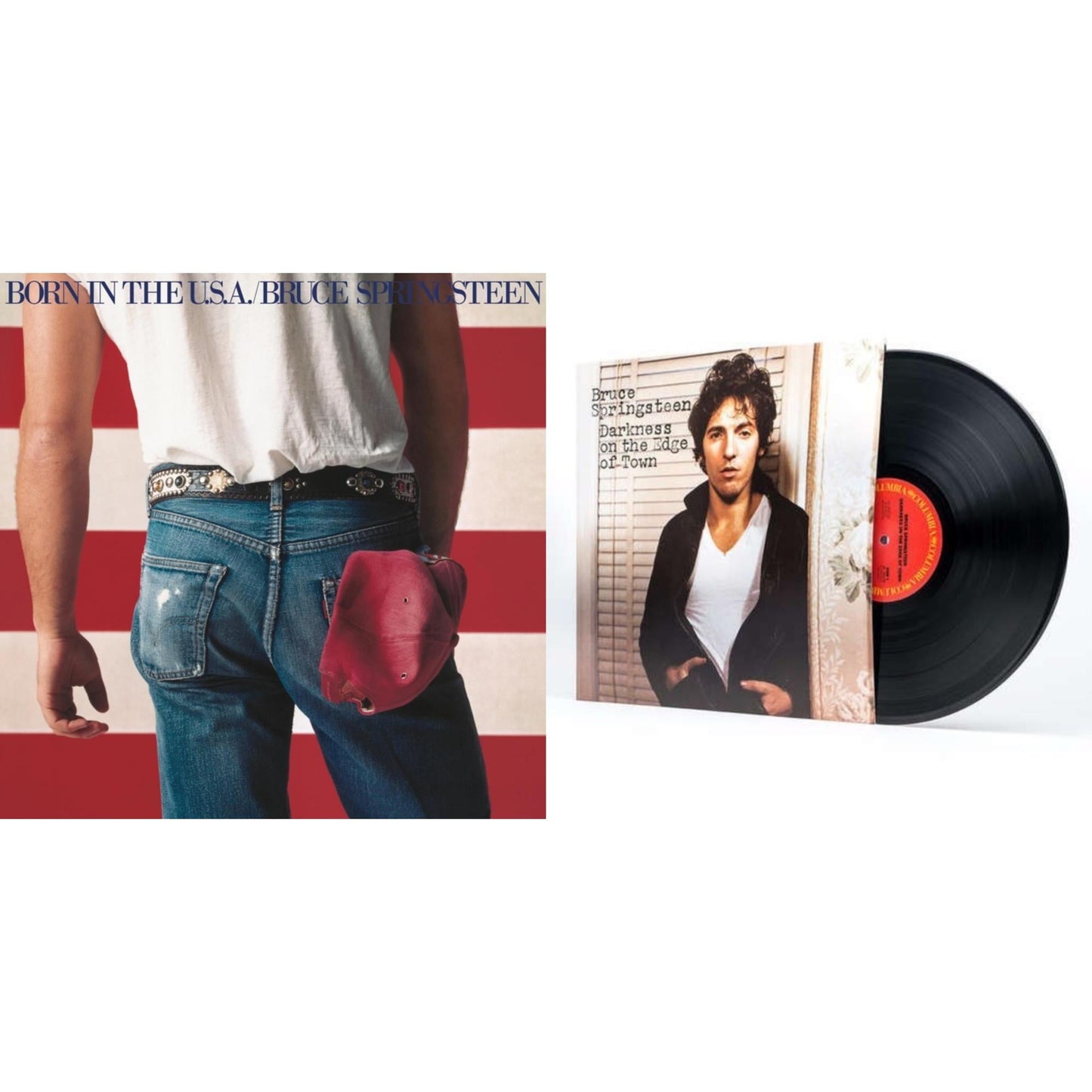 Bruce Springsteen - Darkness On The Edge Of Town (180G) & Born In The U.S.A. (180G) - LP Vinyl Bundle