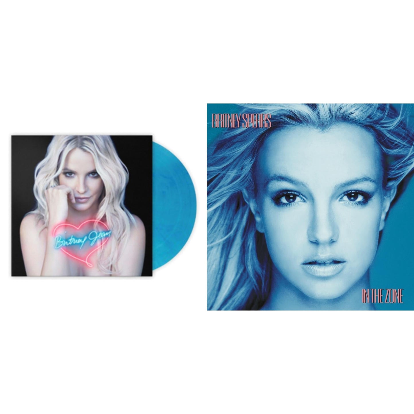 Britney Spears - Britney Jean (Blue Marbled LP Vinyl/Import) & In The Zone