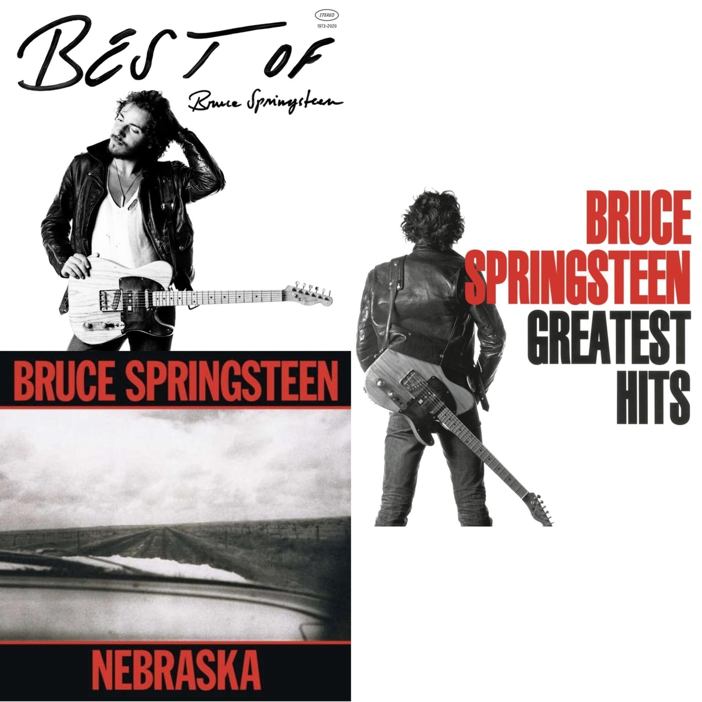 Bruce Springsteen - Greatest Hits (2 LP/150G Vinyl/Dl Code) & Best Of Bruce Springsteen (2LP) & Nebraska (180G)
