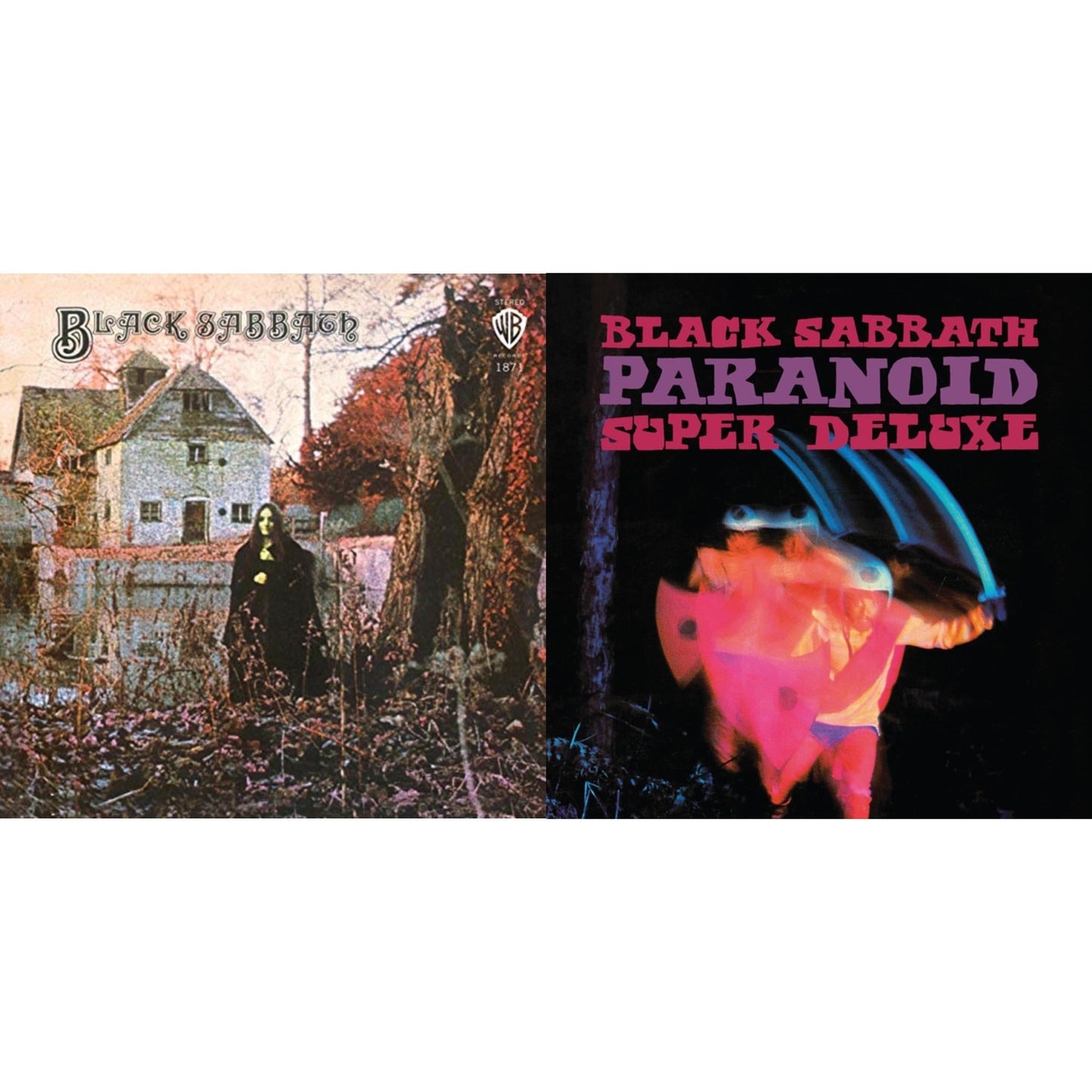 Black Sabbath - Black Sabbath (180G) & Paranoid (Deluxe Edition) - LP Vinyl Bundle