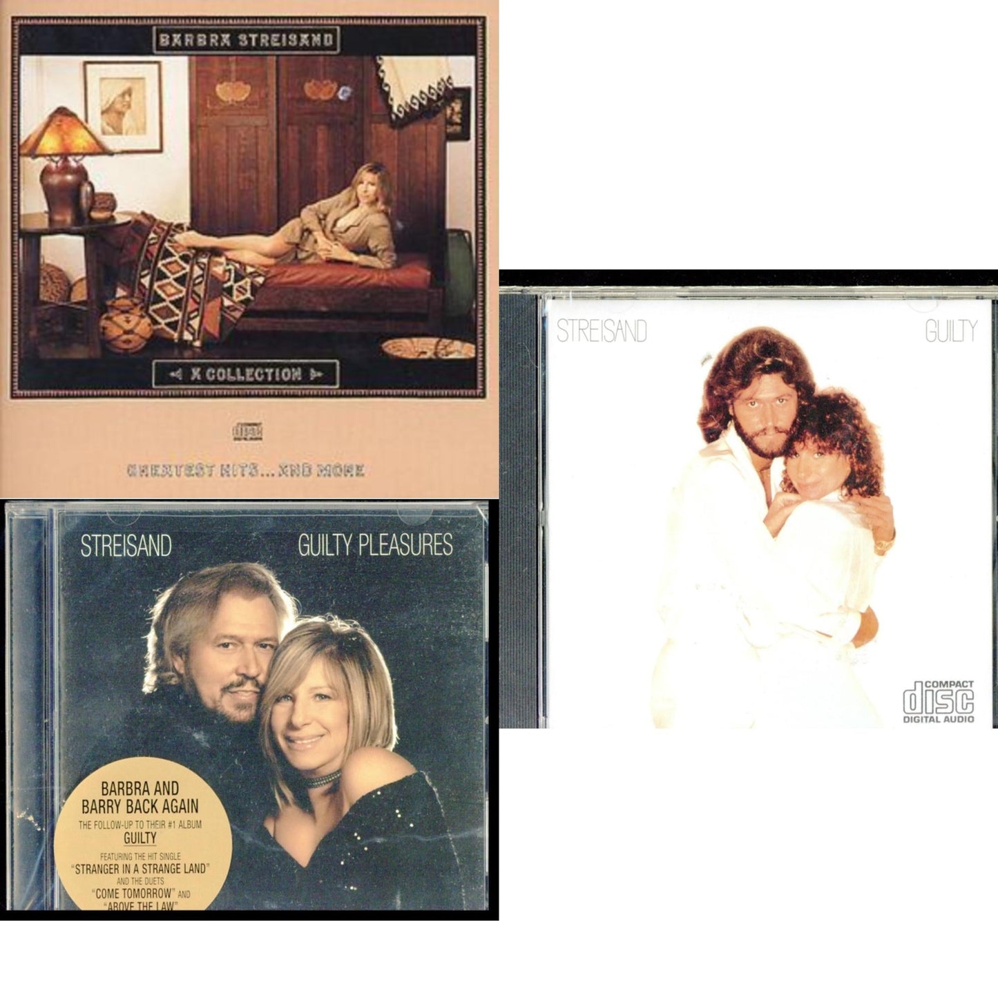 Barbra Streisand - Guilty & Collection: Greatest Hits & More & Guilty Pleasures - CD Bundle