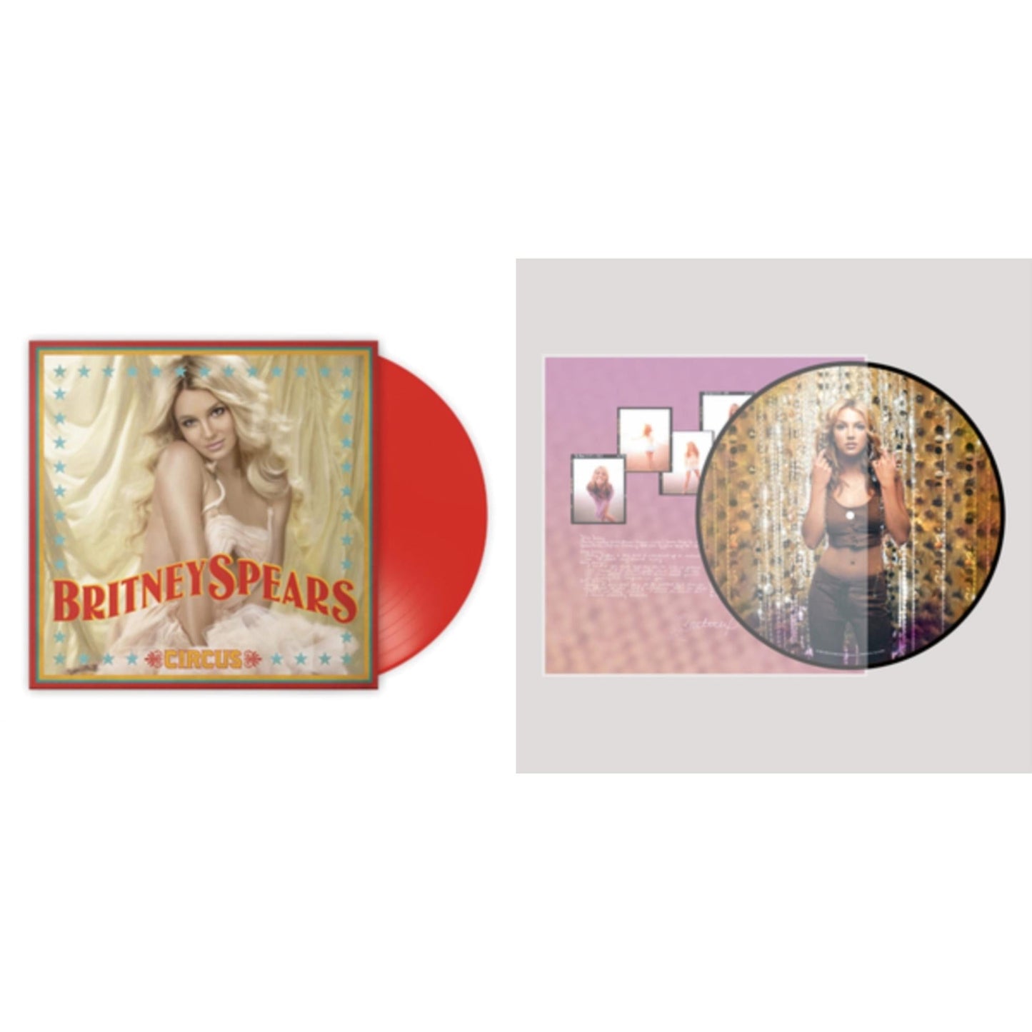 Britney Spears - Oops!... I Did It Again (20Th Anniversary Edition Picture LP Vinyl) & Circus (Red LP Vinyl/Import)