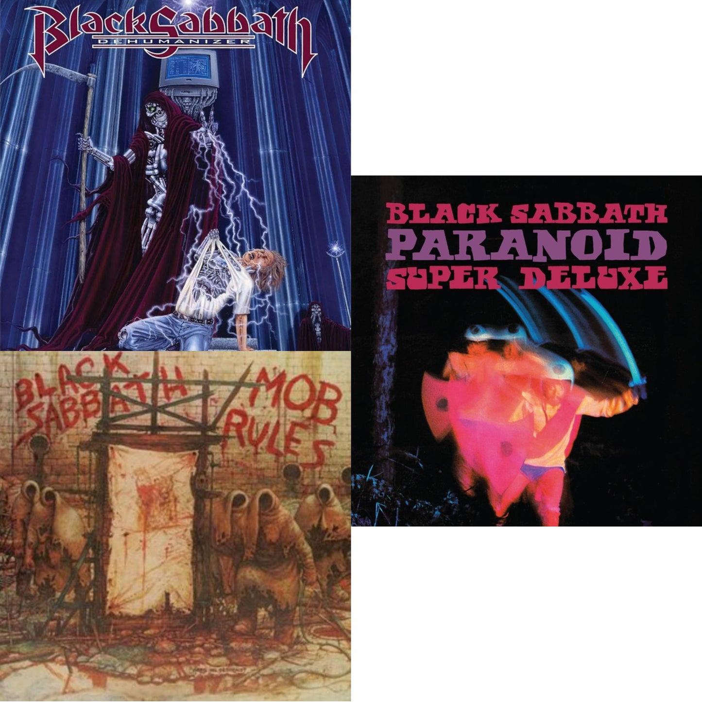 Black Sabbath - Paranoid (Deluxe Edition) & Mob Rules (Deluxe/2LP) & Dehumanizer (Deluxe Edition/2LP) (Rocktober)