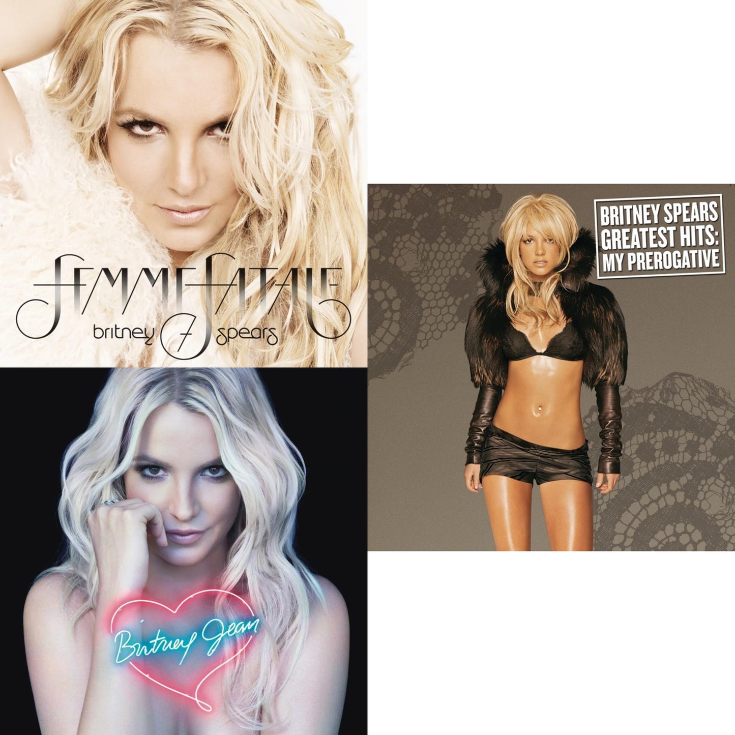 Britney Spears - Femme Fatale & Britney Jean & Greatest Hits : My Prerogative (2LP)