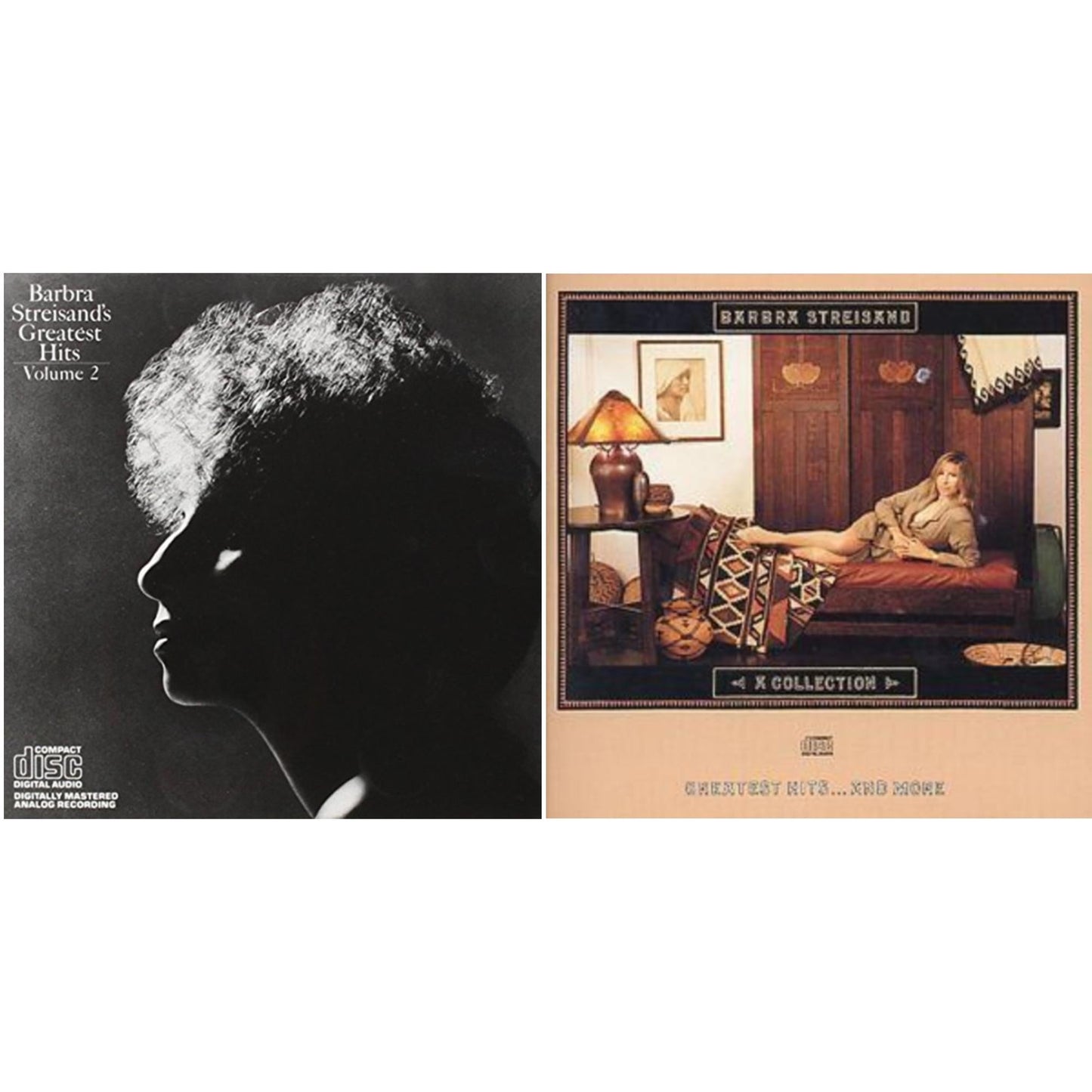 Barbra Streisand - Greatest Hits Vol.2 & Collection: Greatest Hits & More - CD Bundle