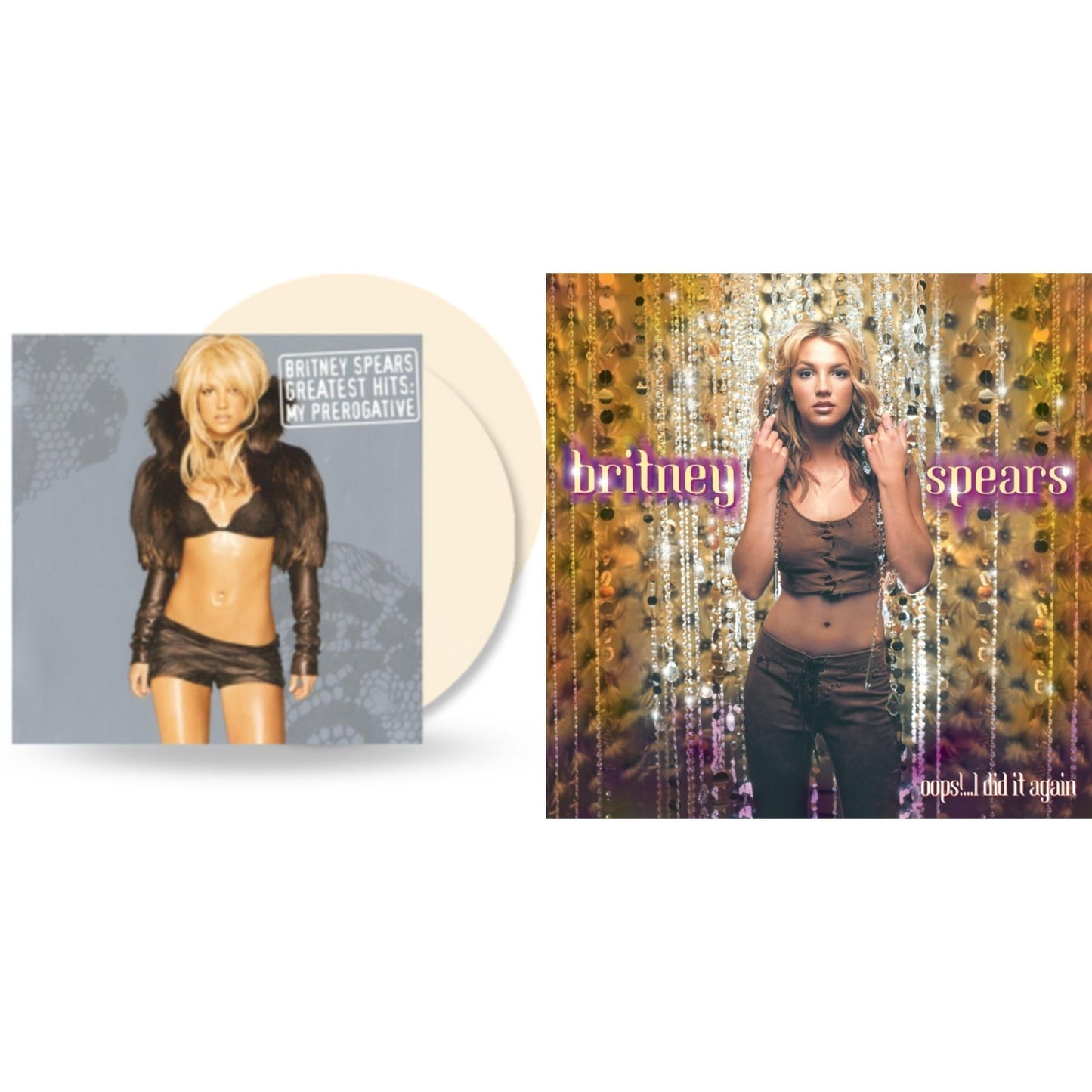 Britney Spears - Oops!... I Did It Again & Greatest Hits: My Prerogative (2LP/Cream Vinyl/Import)