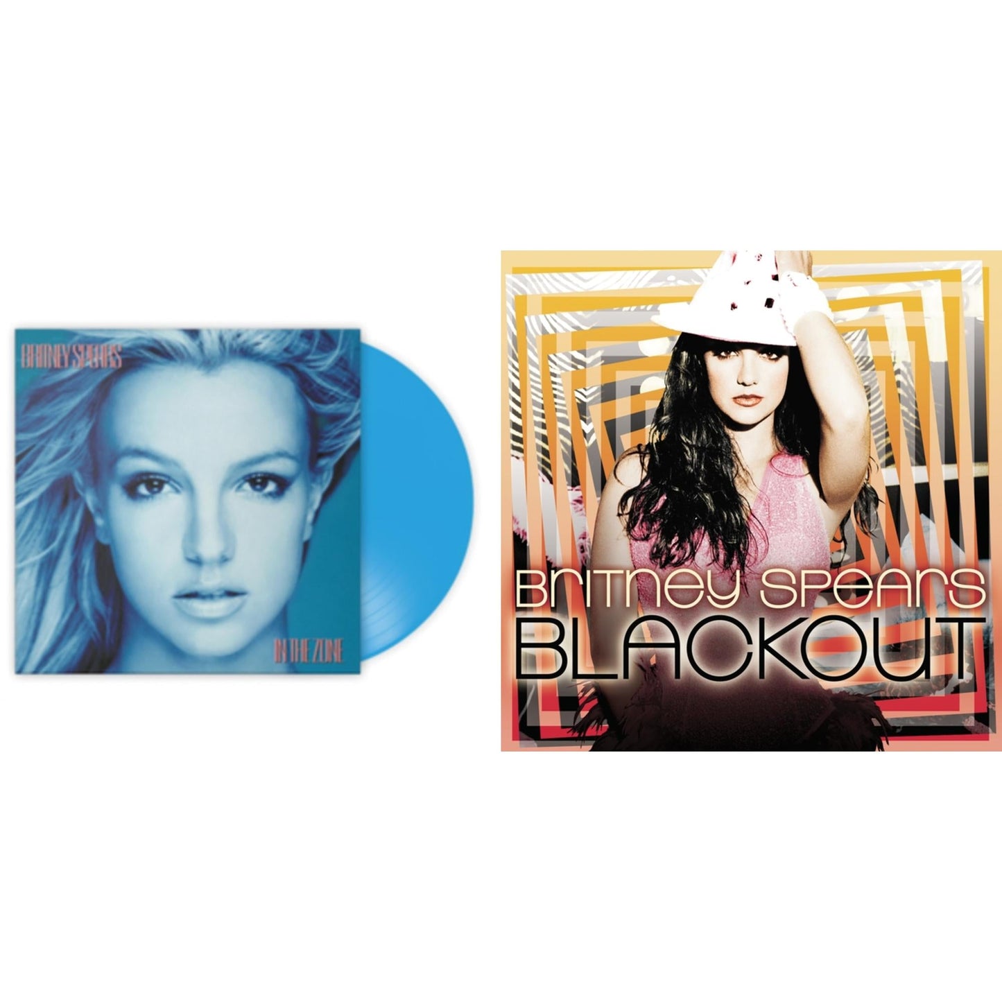 Britney Spears - Blackout & In The Zone (Blue LP Vinyl/Import)