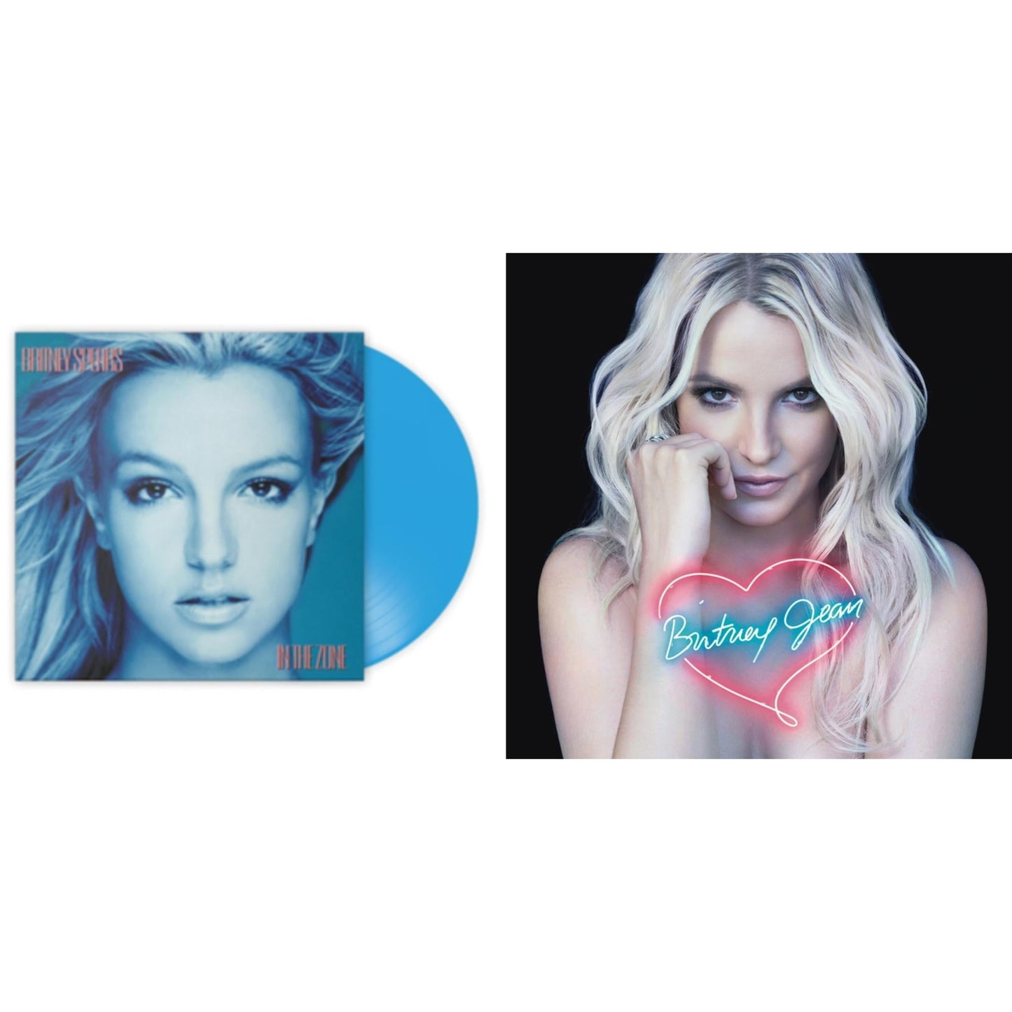 Britney Spears - In The Zone (Blue LP Vinyl/Import) & Britney Jean