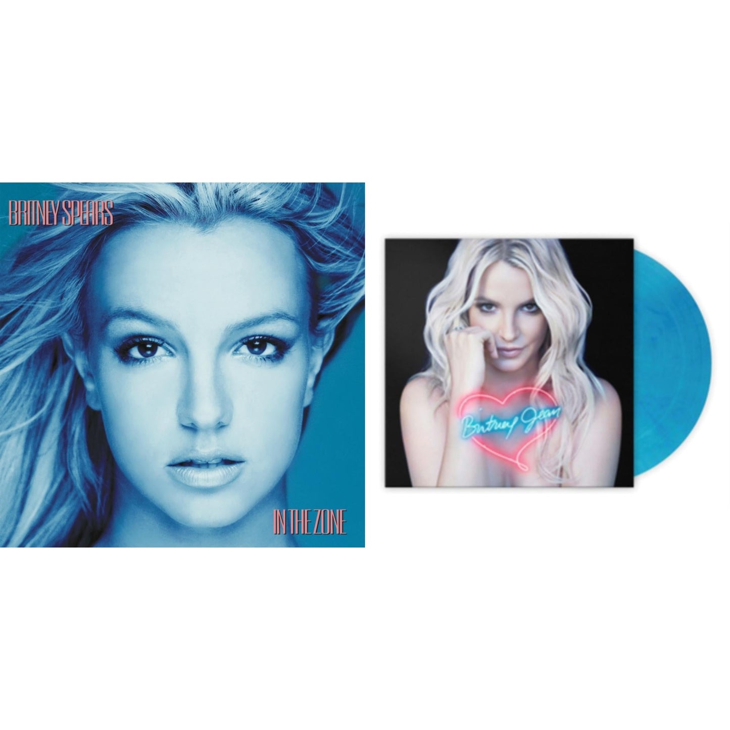 Britney Spears - In The Zone & Britney Jean (Blue Marbled LP Vinyl/Import)