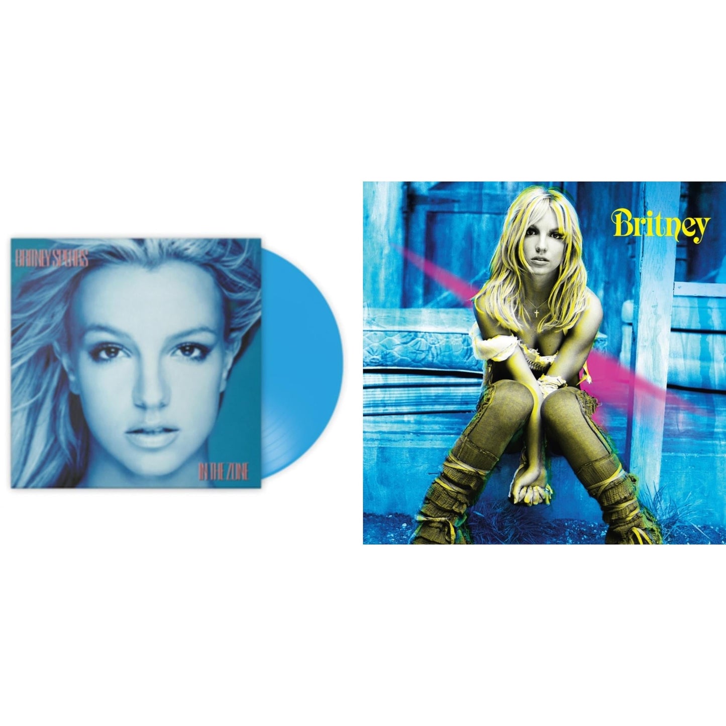 Britney Spears - Britney & In The Zone (Blue LP Vinyl/Import)