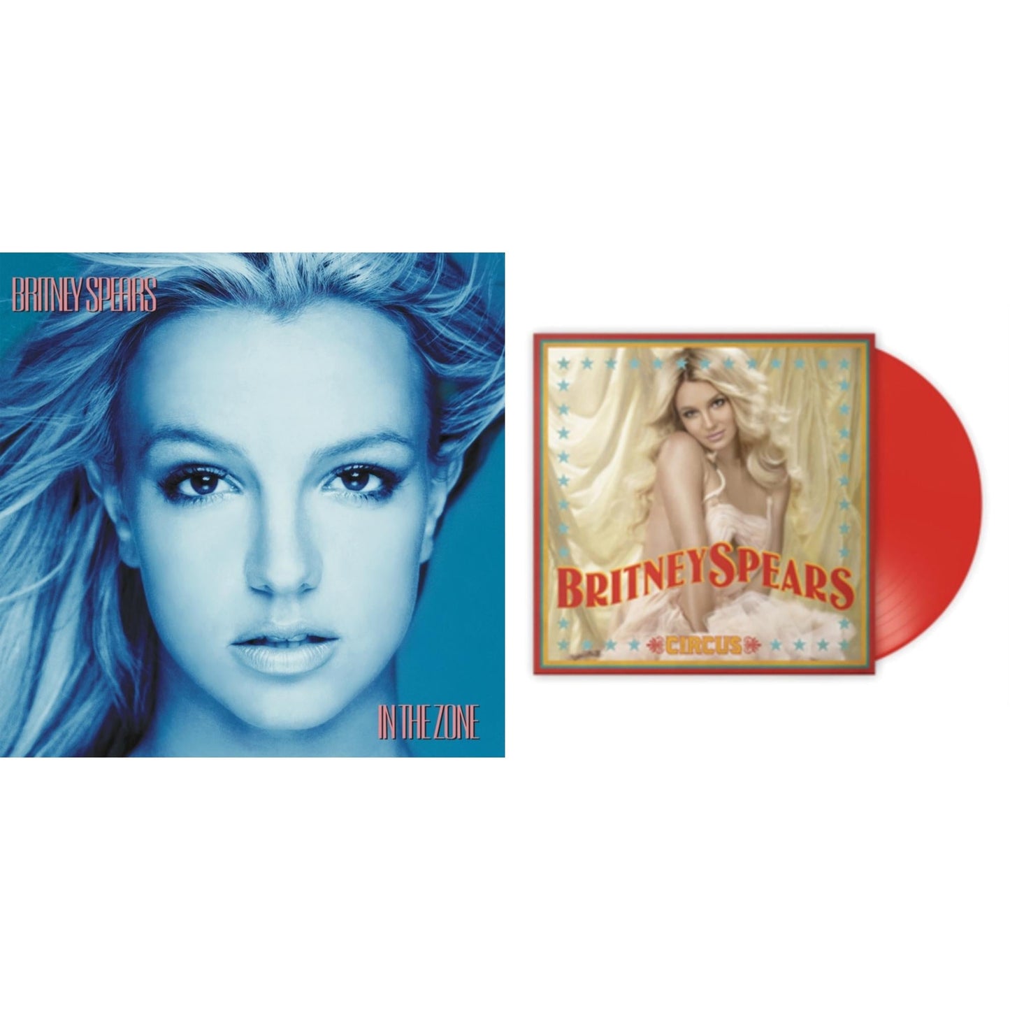 Britney Spears - In The Zone & Circus (Red LP Vinyl/Import)