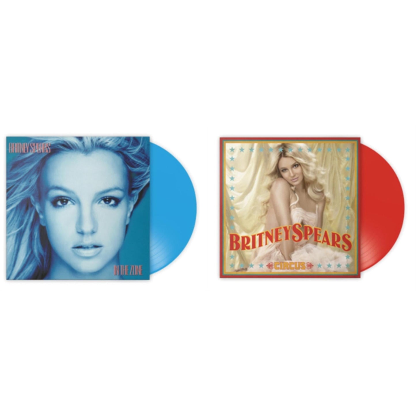 Britney Spears - In The Zone (Blue LP Vinyl/Import) & Circus (Red LP Vinyl/Import)