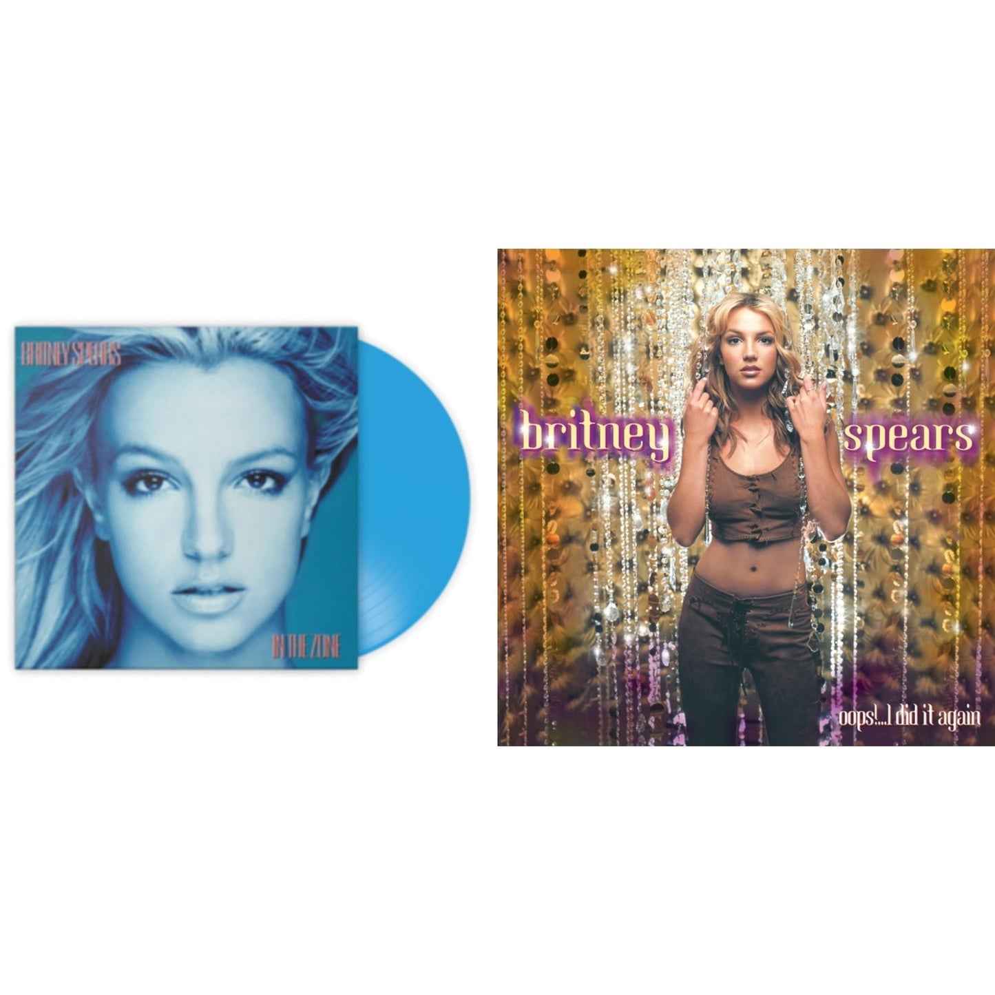 Britney Spears - Oops!... I Did It Again & In The Zone (Blue LP Vinyl/Import)