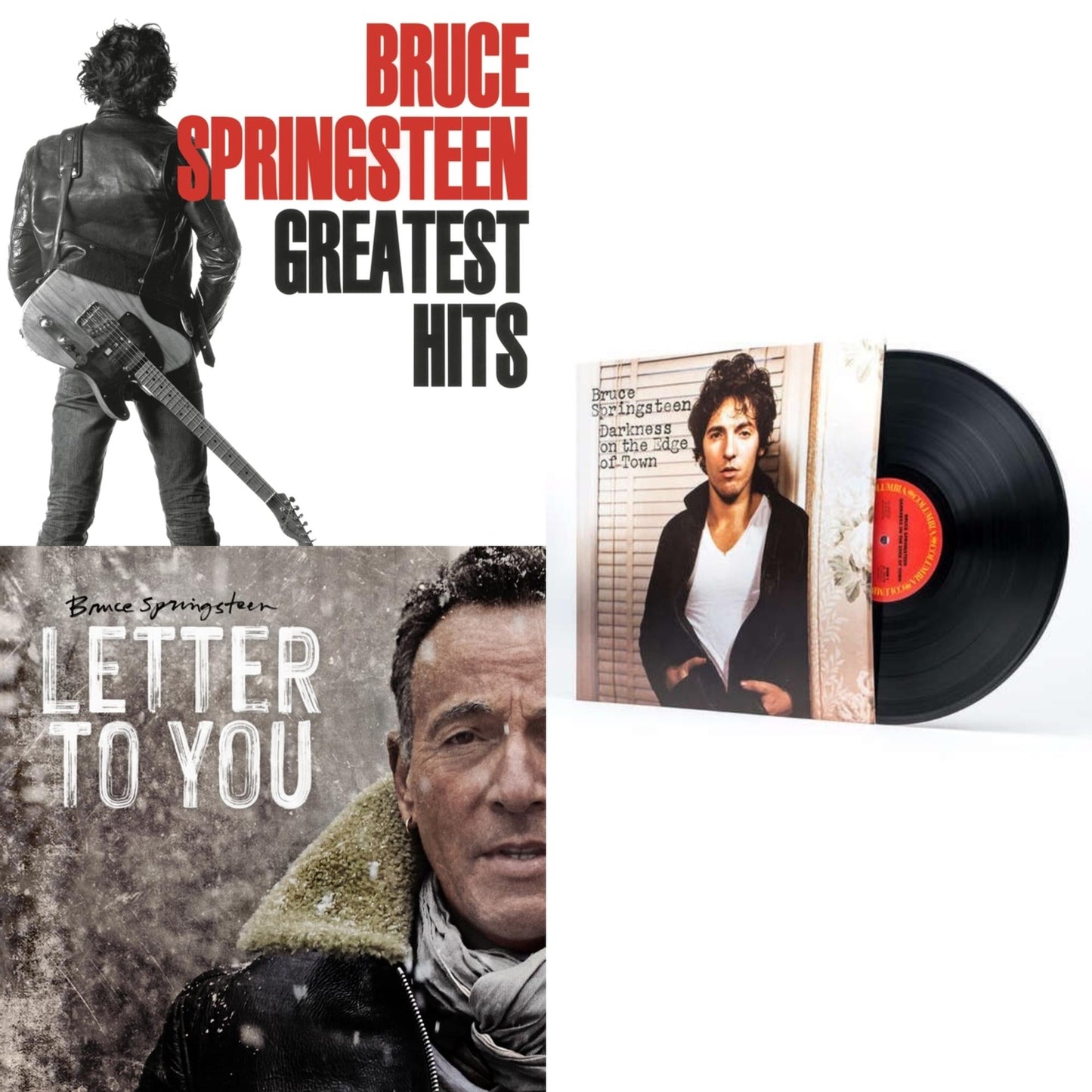 Bruce Springsteen - Greatest Hits (2 LP/150G Vinyl/Dl Code) & Letter To You (2LP/140G) & Darkness On The Edge Of Town (180G)