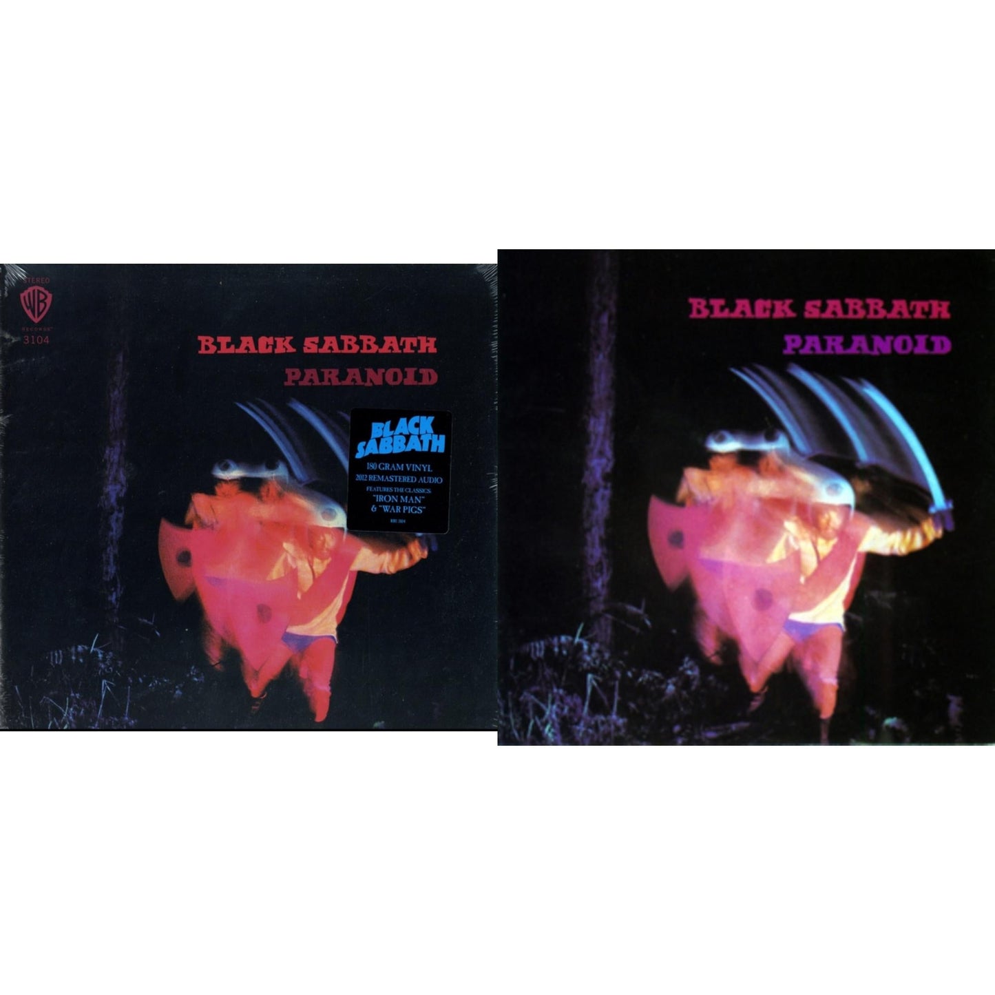 Black Sabbath - Paranoid (180G) & Paranoid - LP Vinyl Bundle