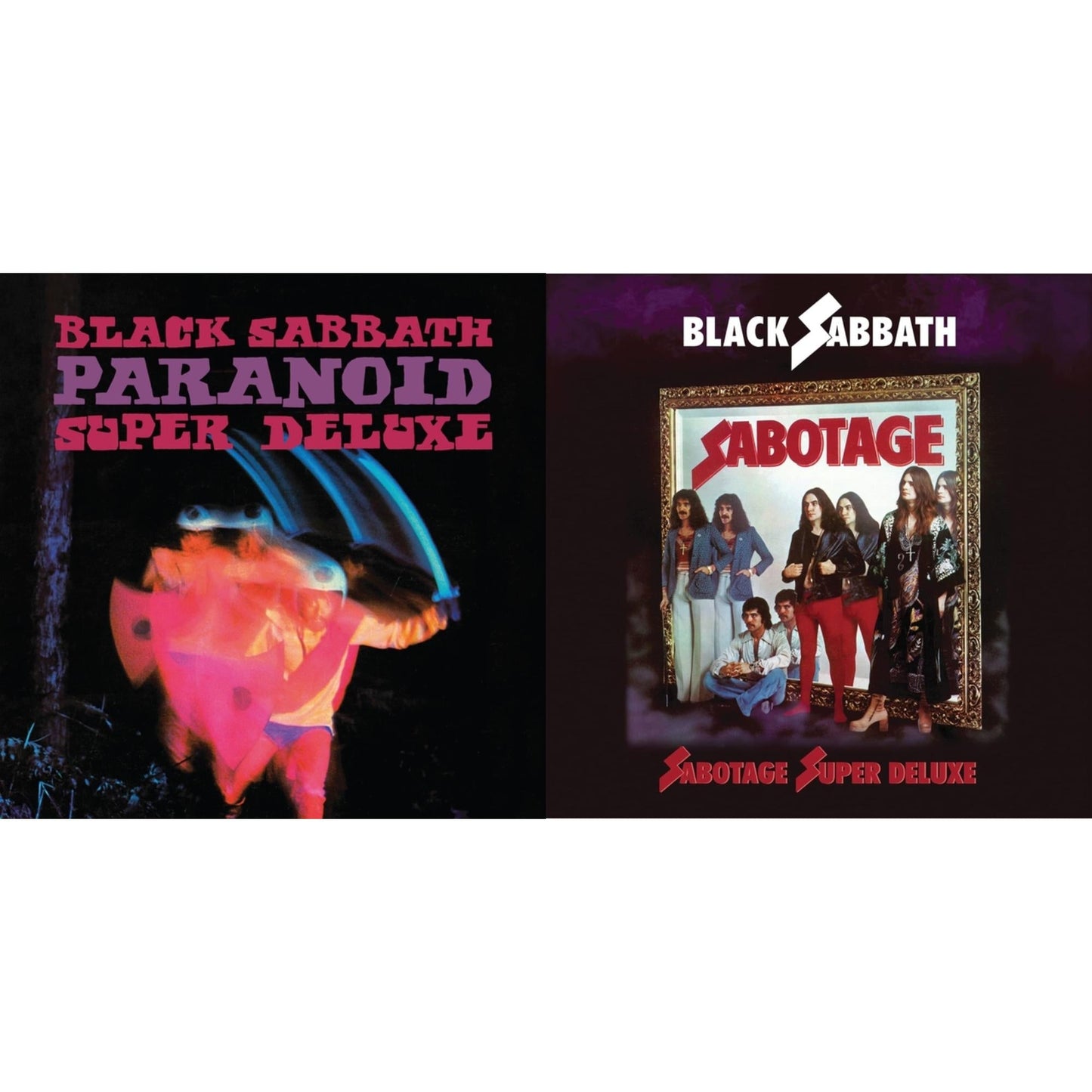 Black Sabbath - Sabotage (Super Deluxe Edition/4LP/7Inch) & Paranoid (Deluxe Edition)