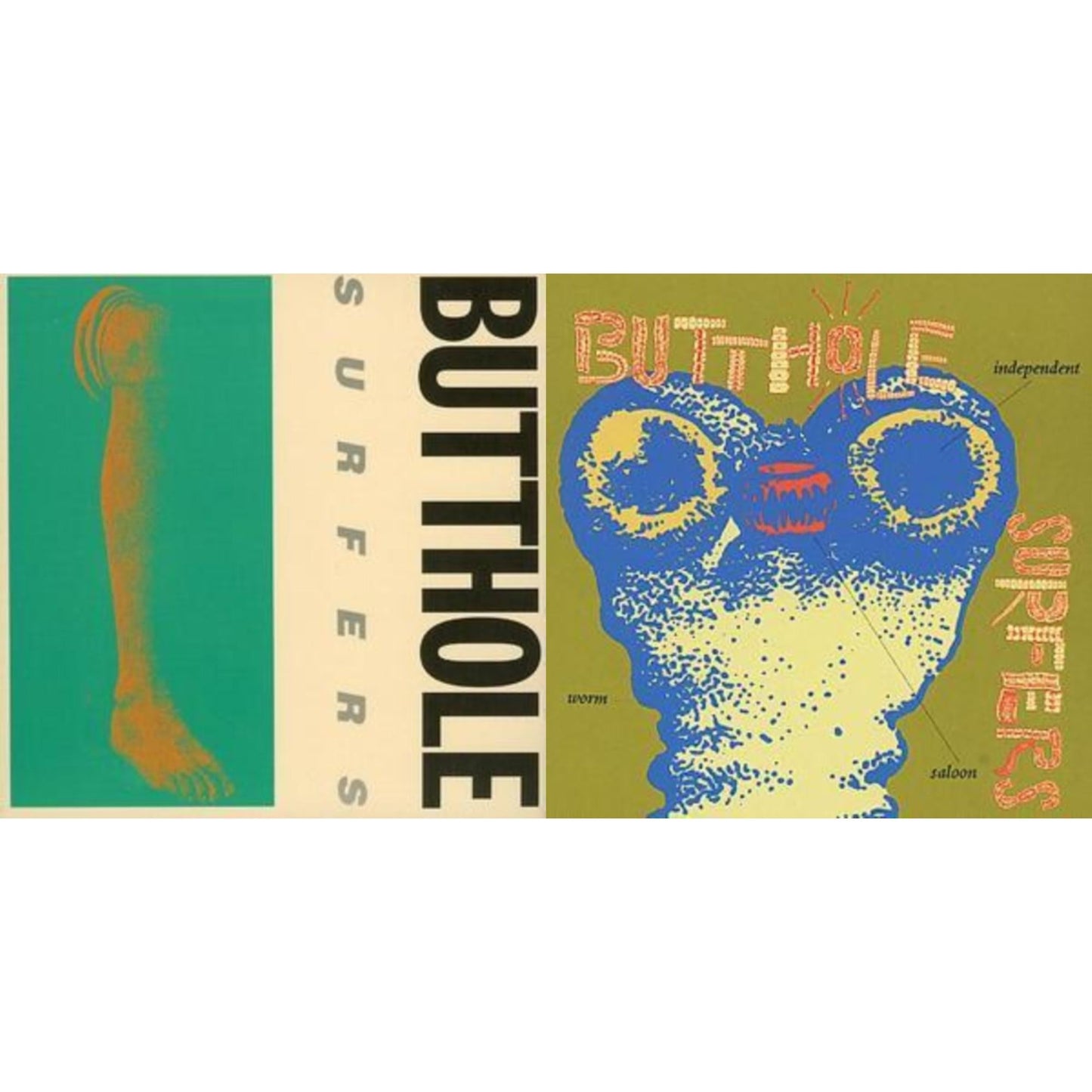 Butthole Surfers - Independent Worm Saloon & Rembrandt Pussyhorse - CD Bundle