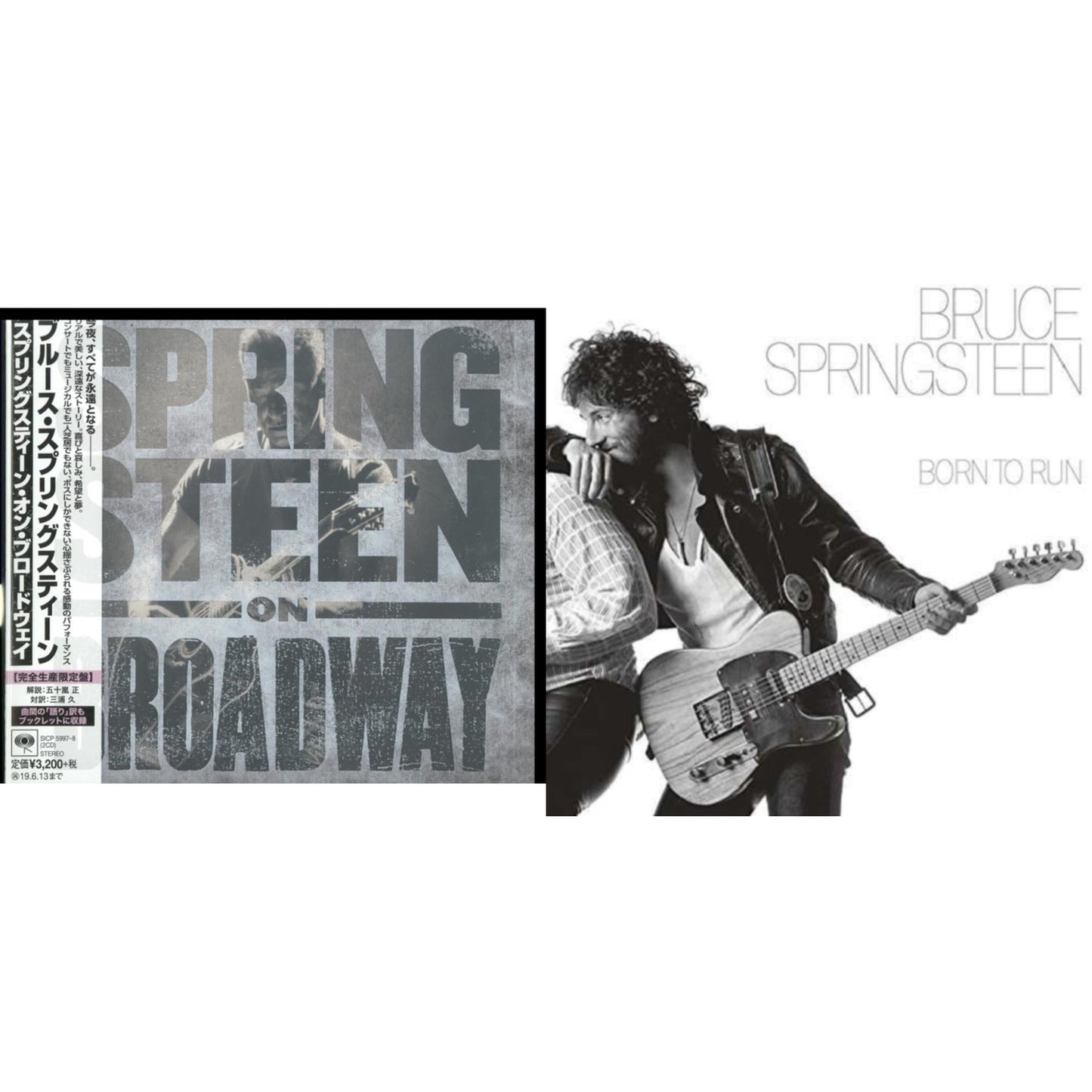 Bruce Springsteen - Springsteen On Broadway (Ltd/Booklet/Paper Jacket) & Born To Run - CD Bundle