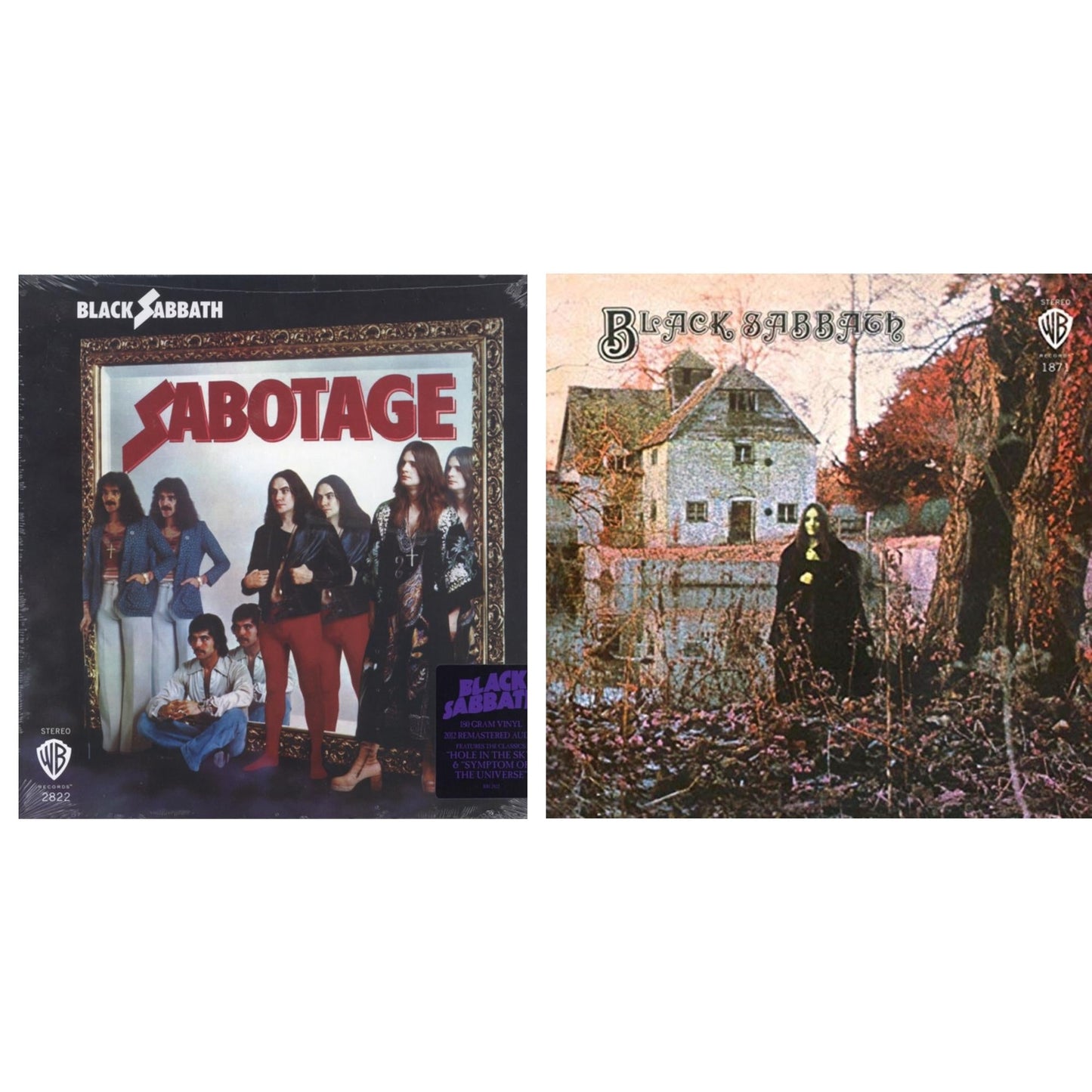 Black Sabbath - Sabotage (180G) & Black Sabbath (180G) - LP Vinyl Bundle