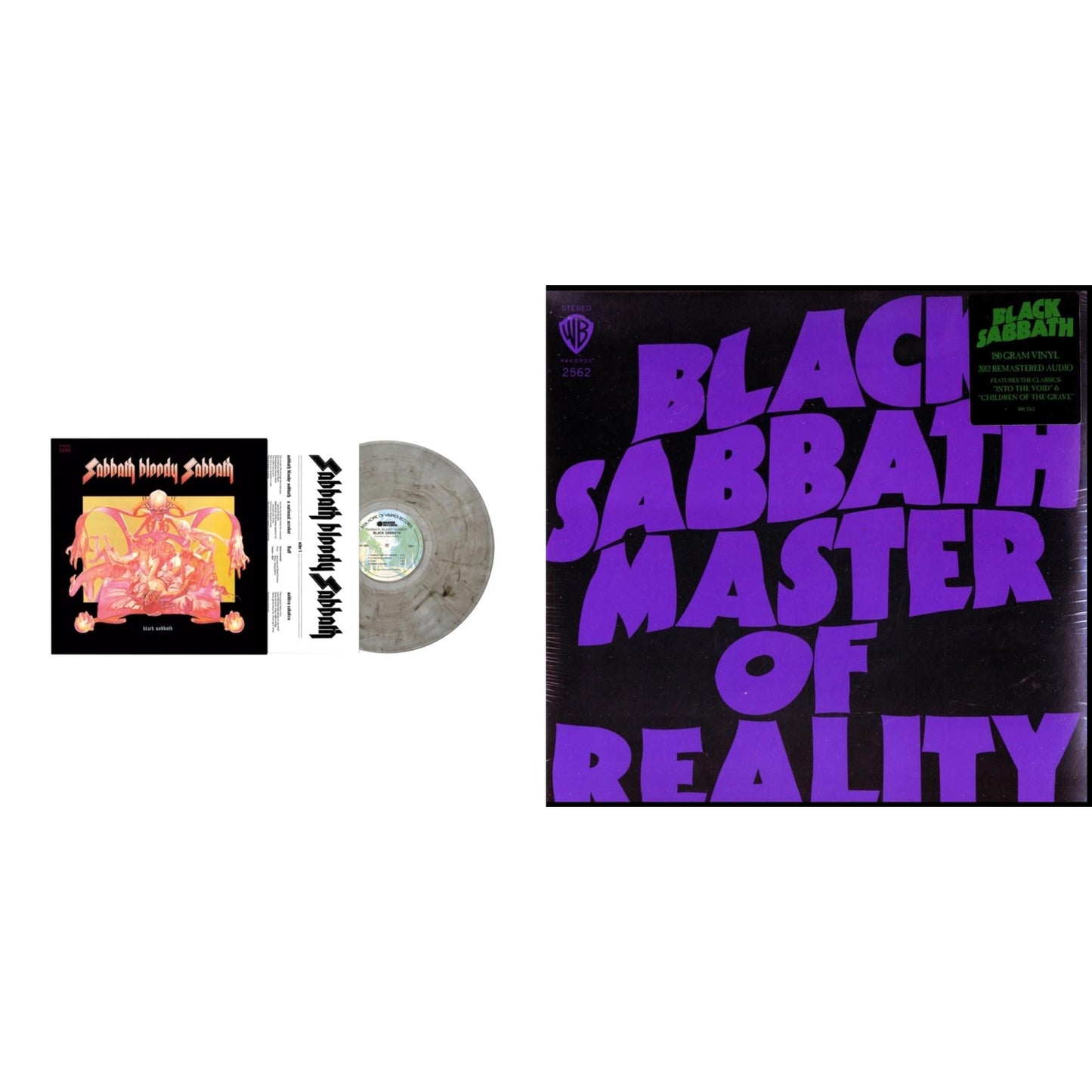 Black Sabbath - Sabbath Bloody Sabbath (Smoky LP Vinyl) (Syeor) & Master Of Reality (180G)