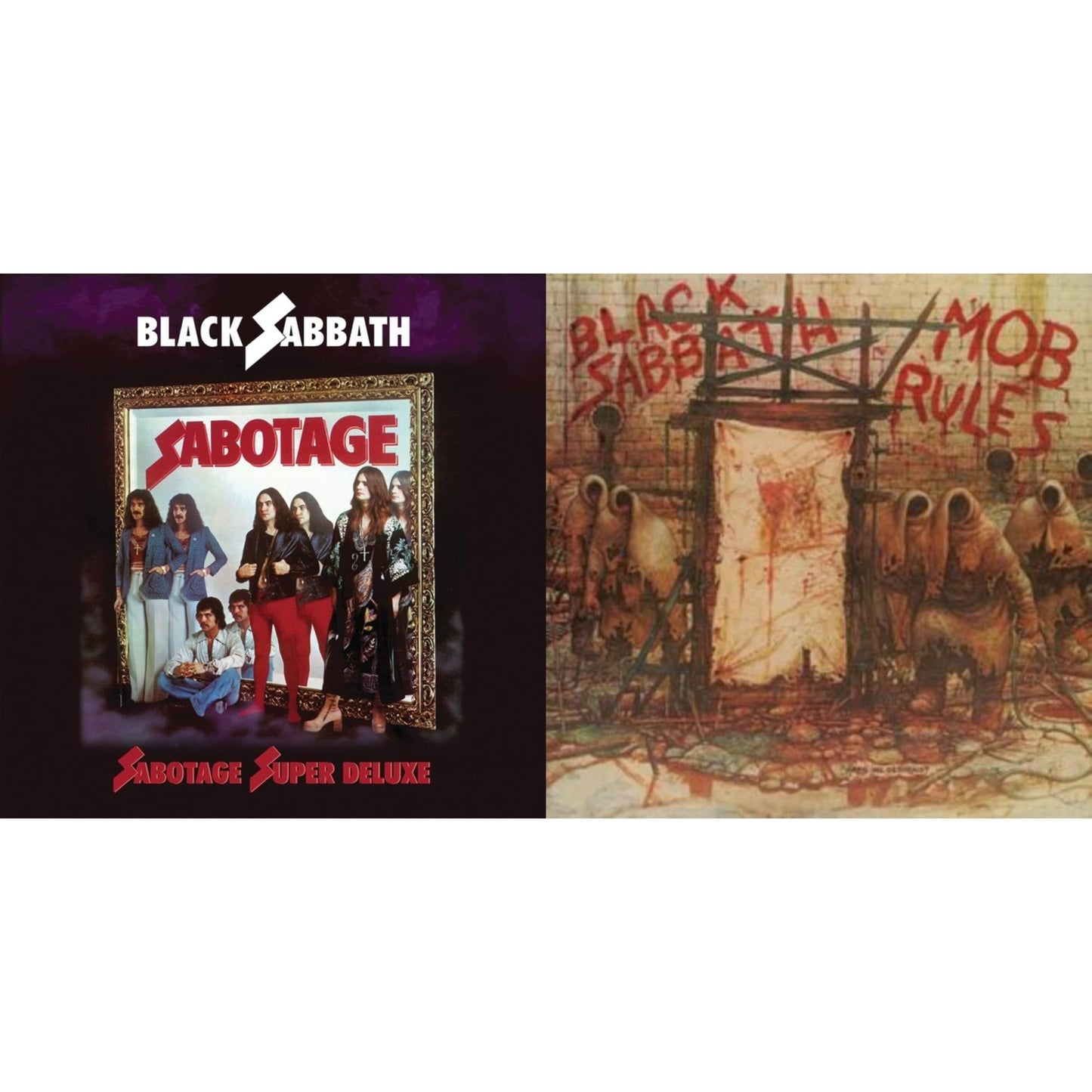 Black Sabbath - Sabotage (Super Deluxe Edition/4LP/7Inch) & Mob Rules (Deluxe/2LP)