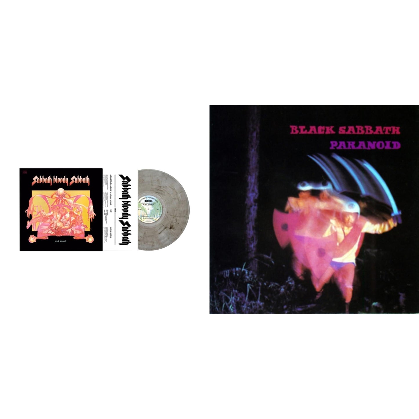 Black Sabbath - Sabbath Bloody Sabbath (Smoky LP Vinyl) (Syeor) & Paranoid