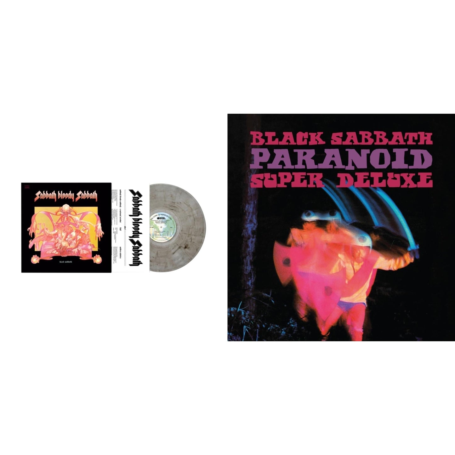 Black Sabbath - Sabbath Bloody Sabbath (Smoky LP Vinyl) (Syeor) & Paranoid (Deluxe Edition)