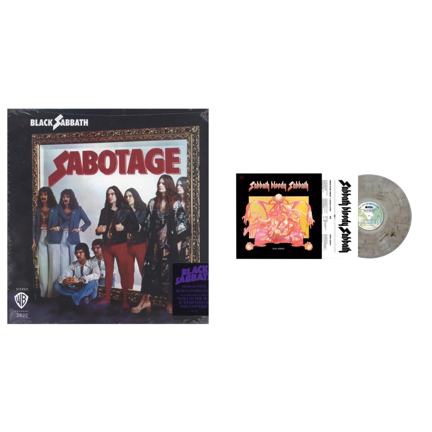 Black Sabbath - Sabotage (180G) & Sabbath Bloody Sabbath (Smoky LP Vinyl) (Syeor)